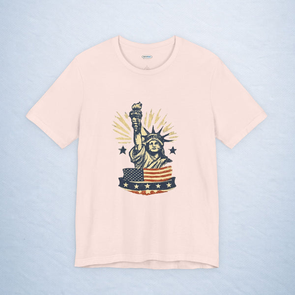 vintage statue of liberty stars and stripes