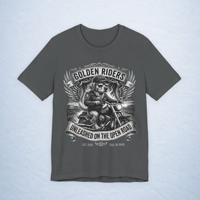 golden retriever: golden riders - mono