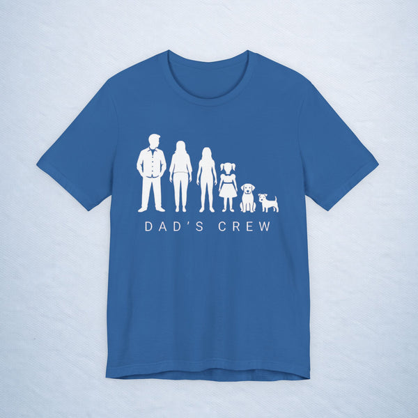 dad's crew: mom + 2 daughters + 2 dogs