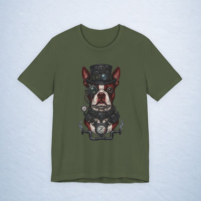 boston terrier: steampunk