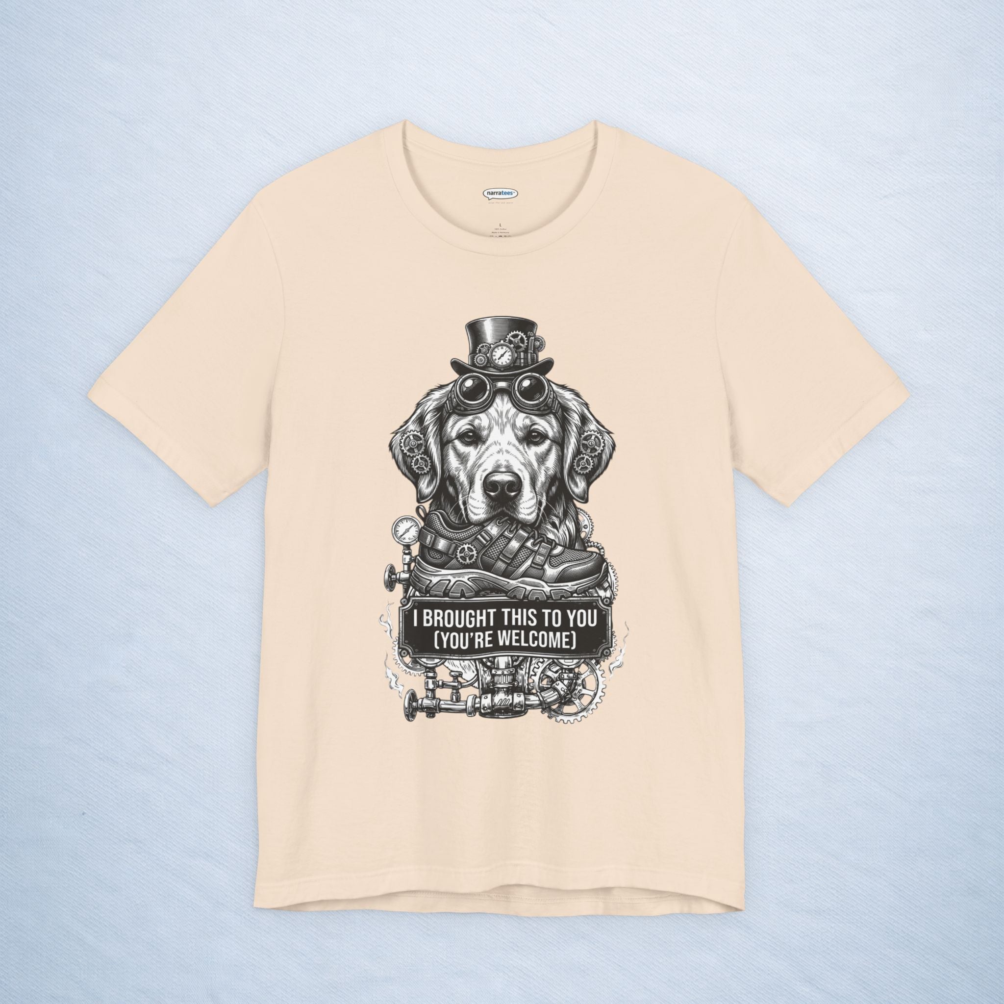 golden retriever: i brought this to you