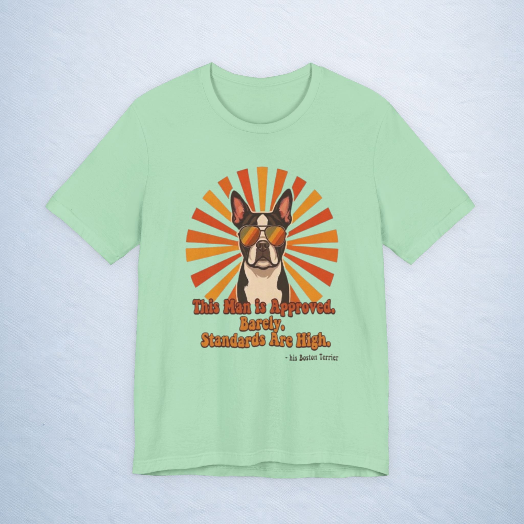boston terrier: this man is approved