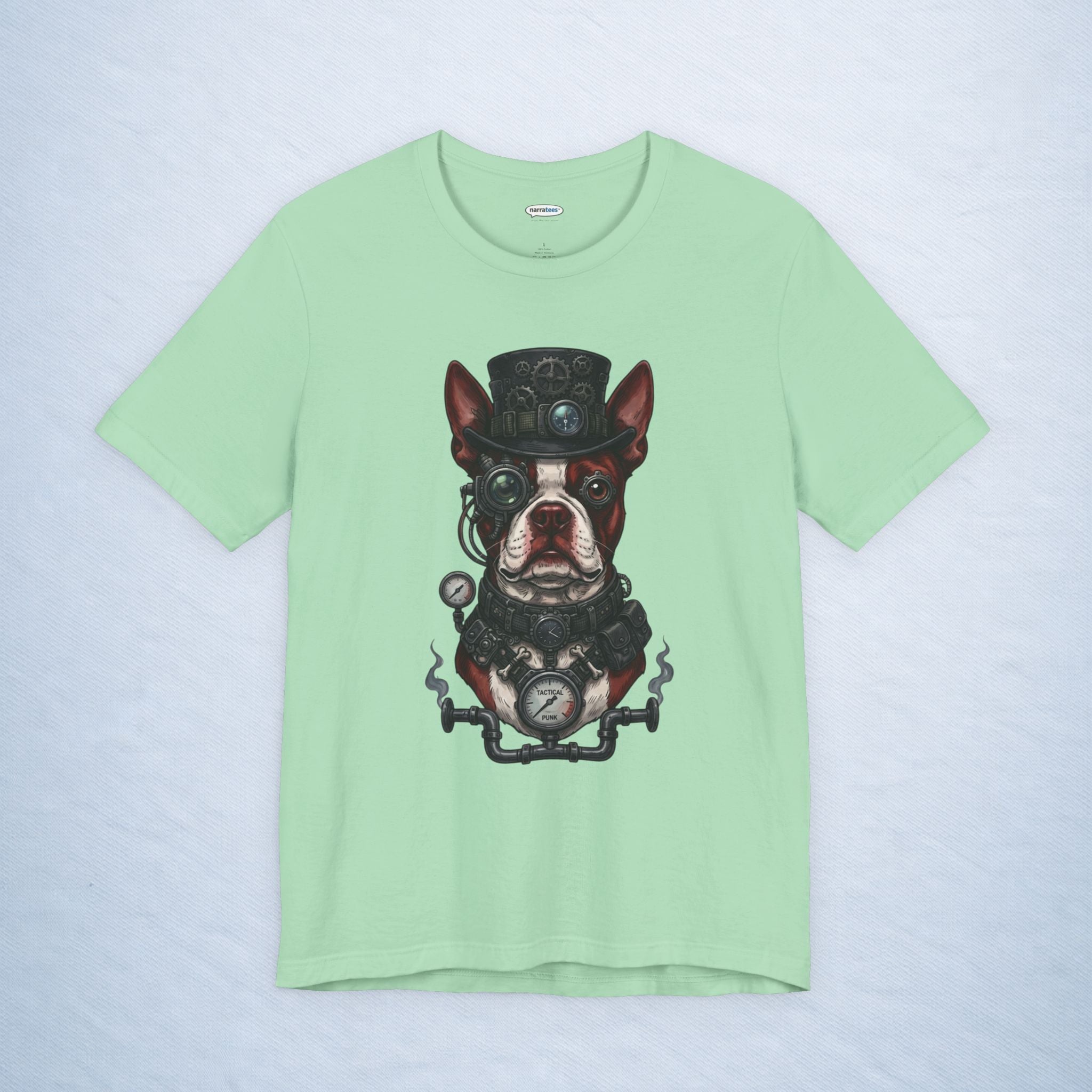 boston terrier: steampunk