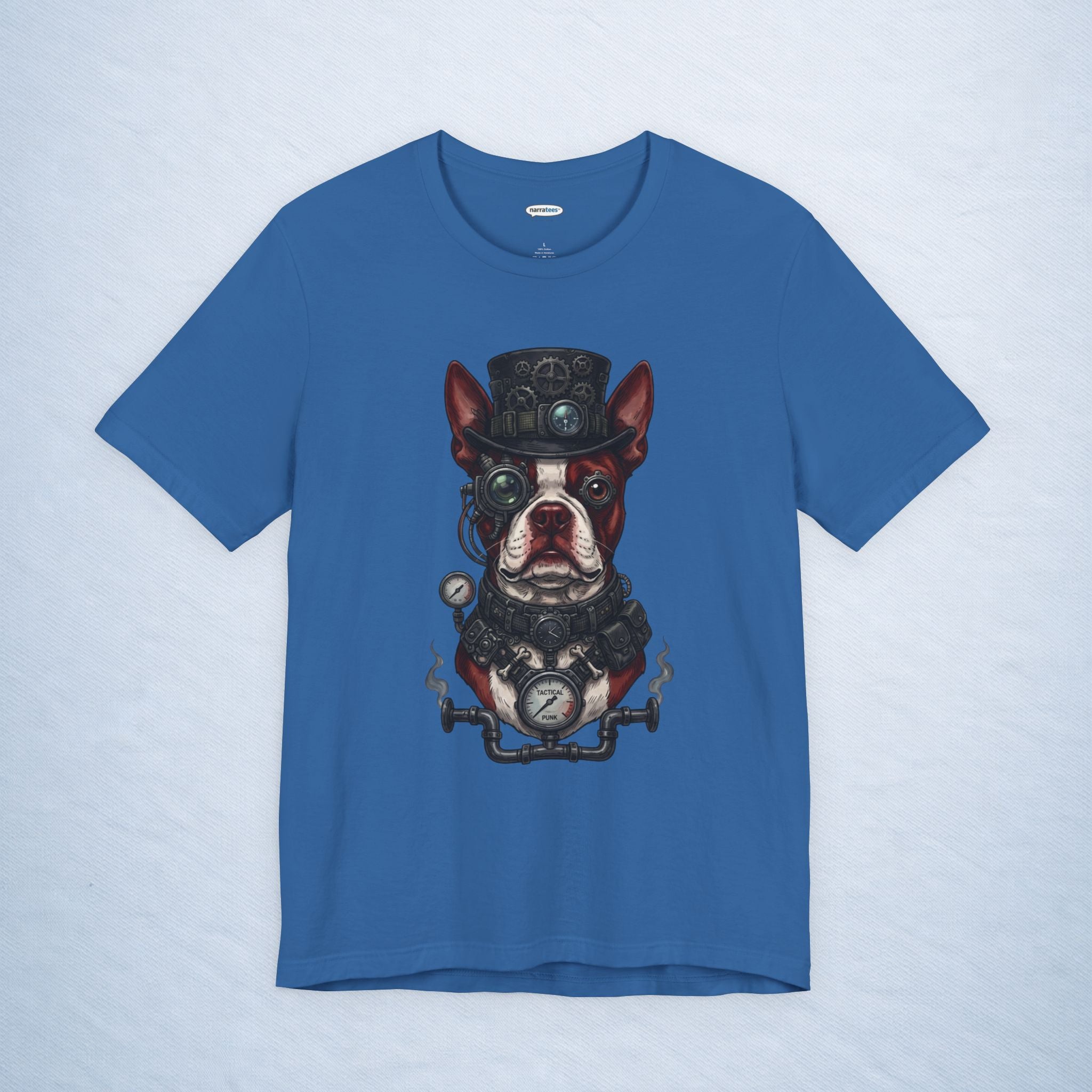 boston terrier: steampunk