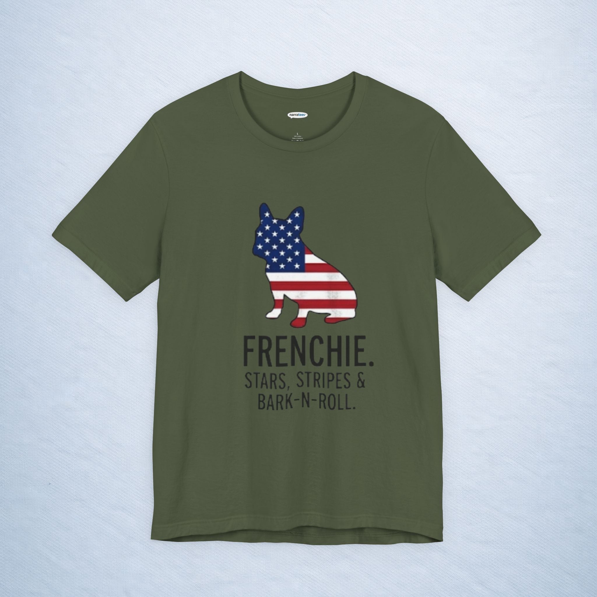 frenchie: stars, stripes & bark-n-roll