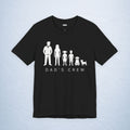 dad's crew: mom/teen + daughter + son + 2 dogs