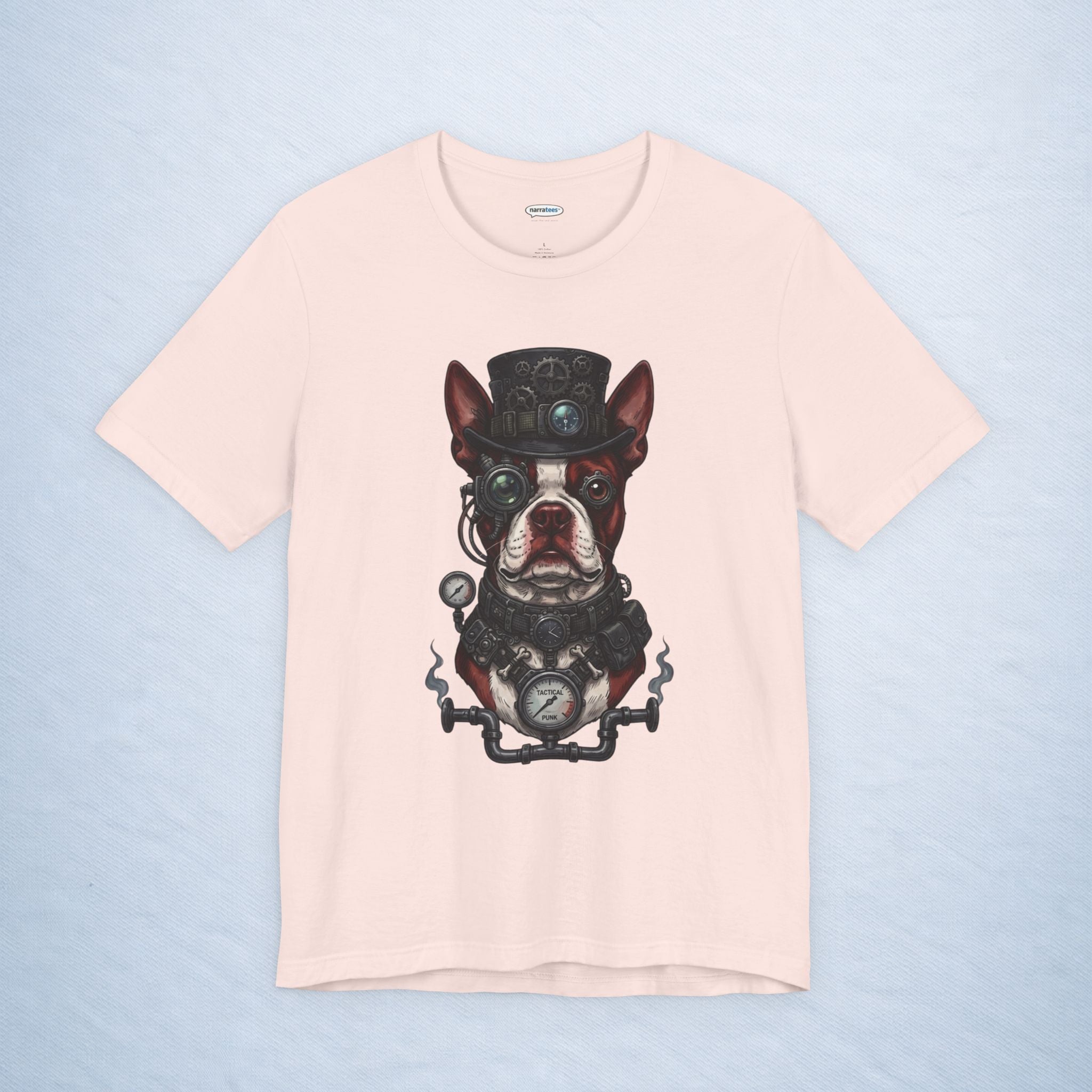 boston terrier: steampunk
