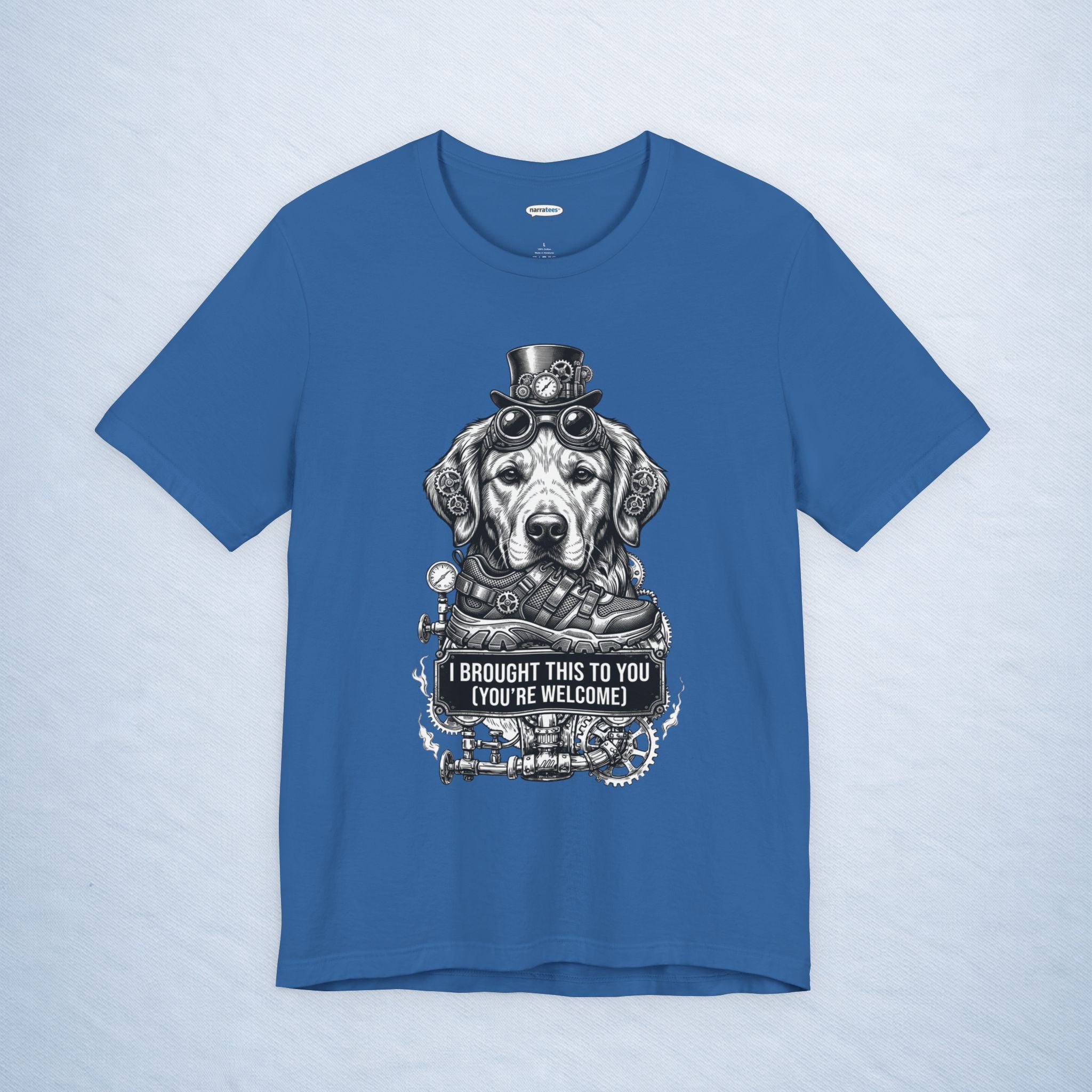 golden retriever: i brought this to you