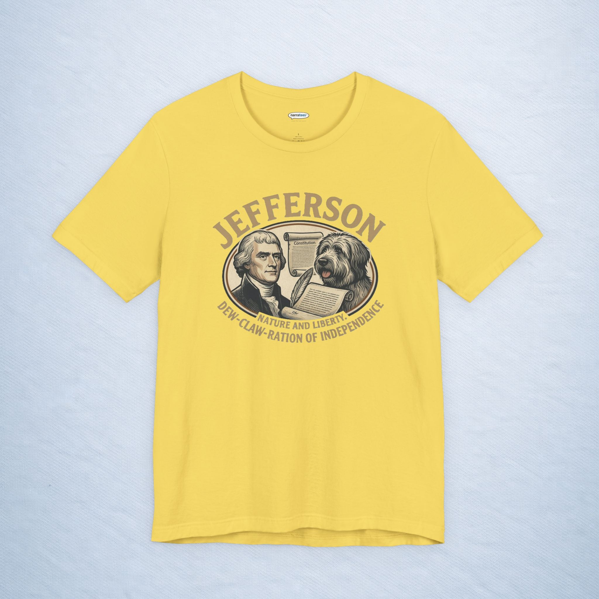 jefferson: dewclawration of independence