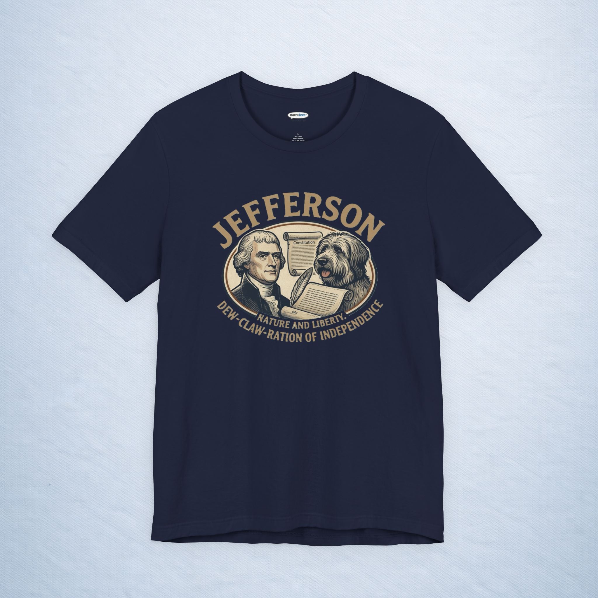 jefferson: dewclawration of independence