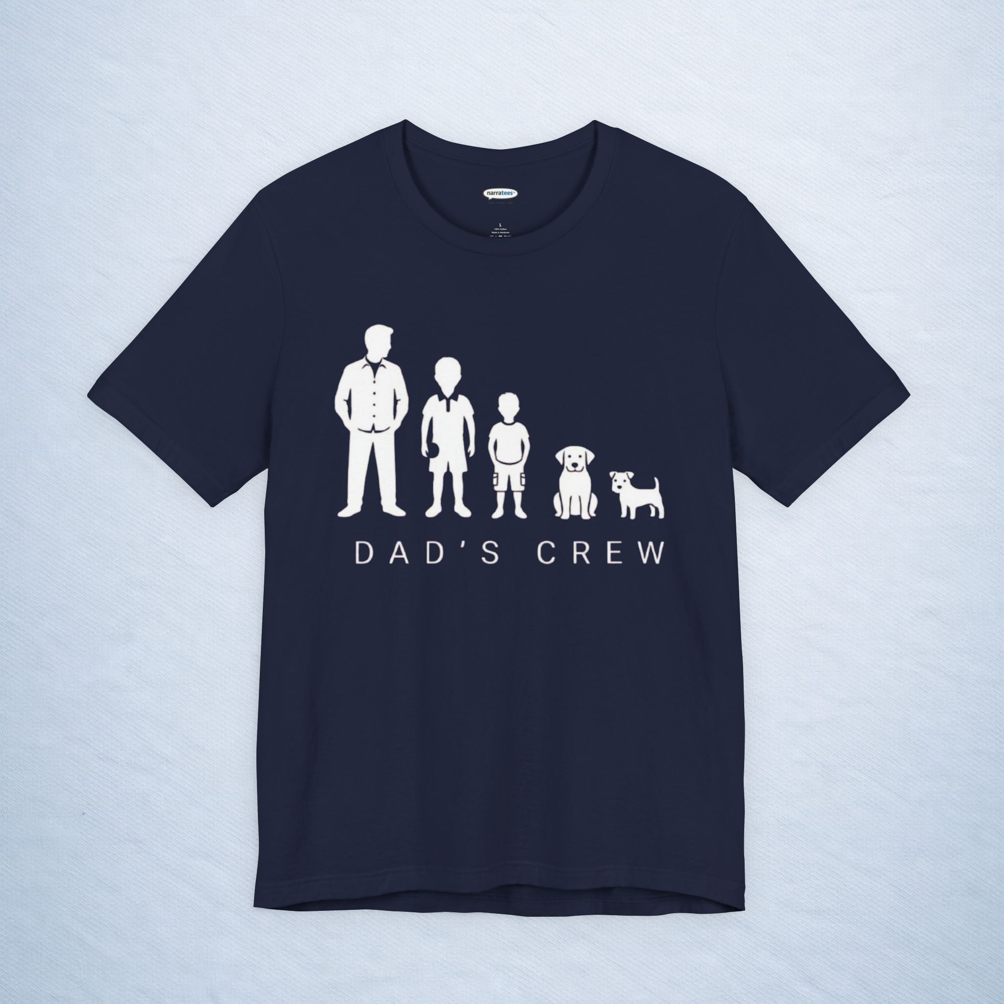 dad's crew: 2 sons + 2 dogs
