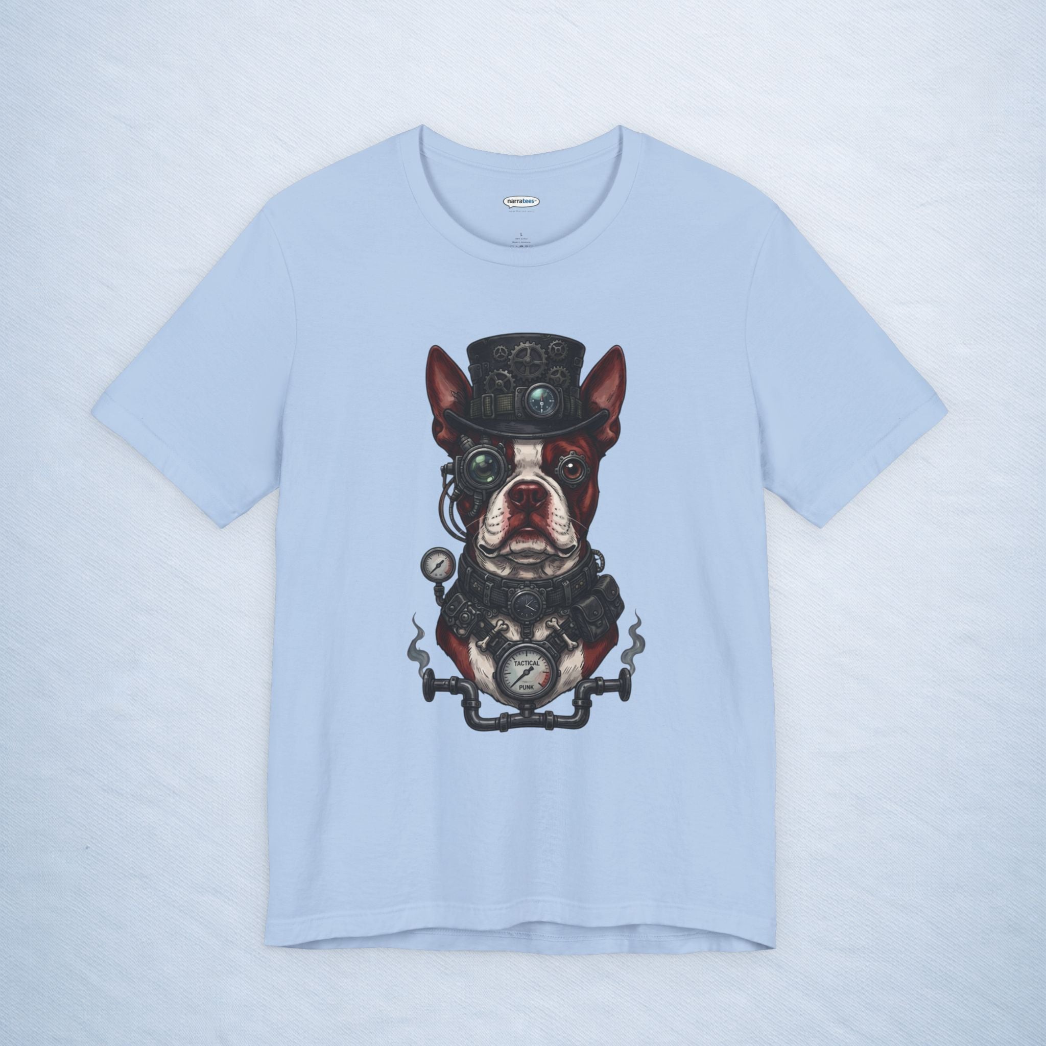 boston terrier: steampunk