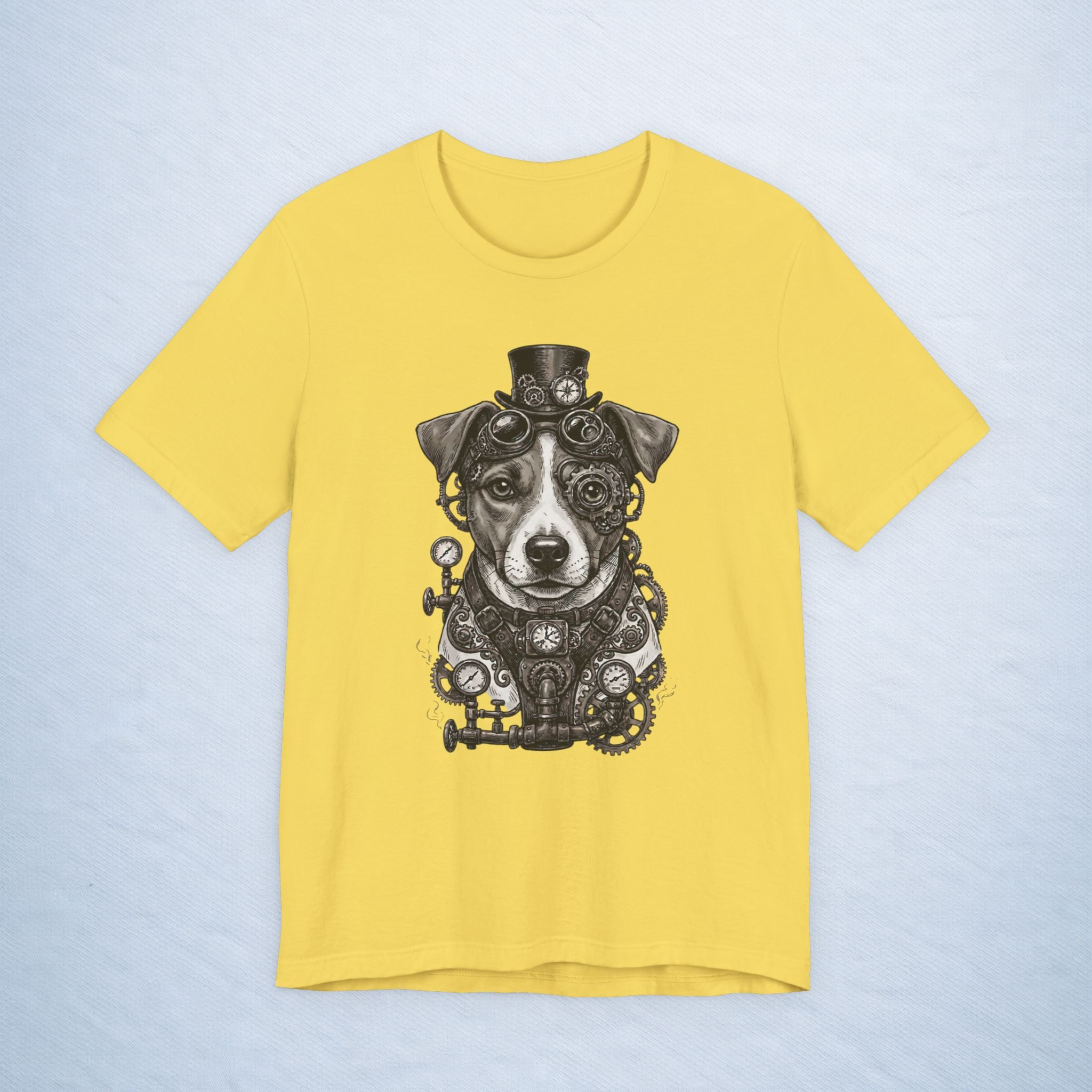 jack russell: steampunk - mono