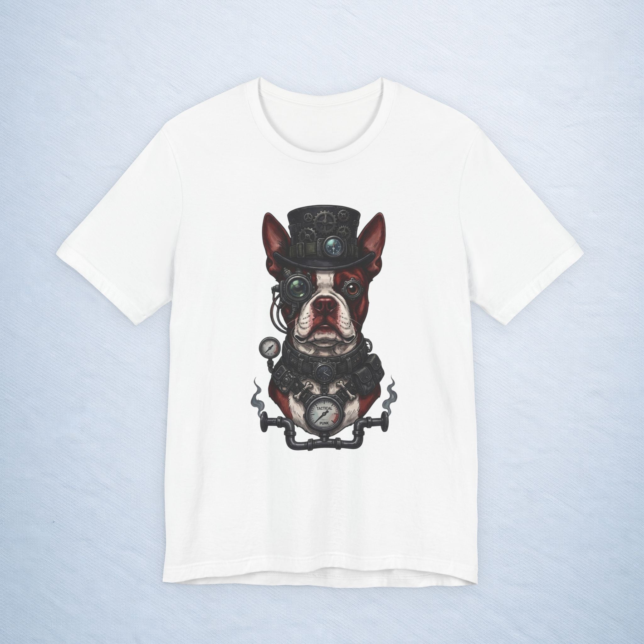 boston terrier: steampunk