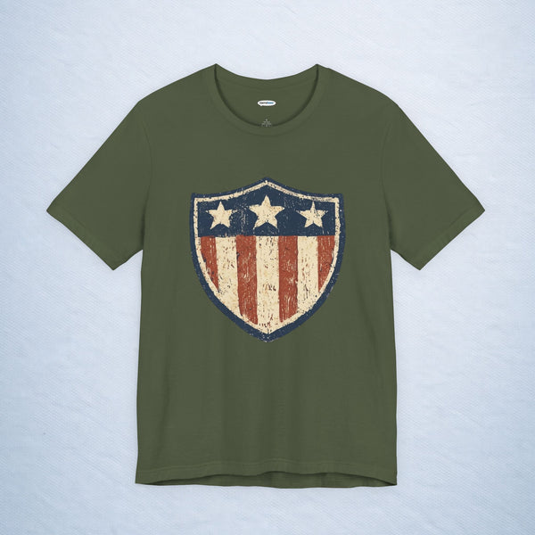 vintage american shield