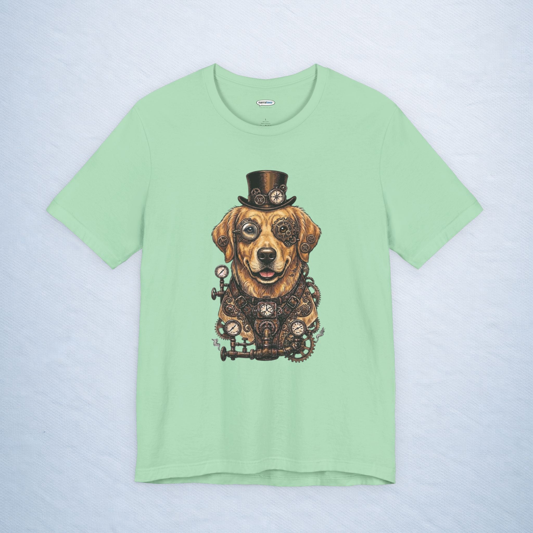 golden retriever: steampunk