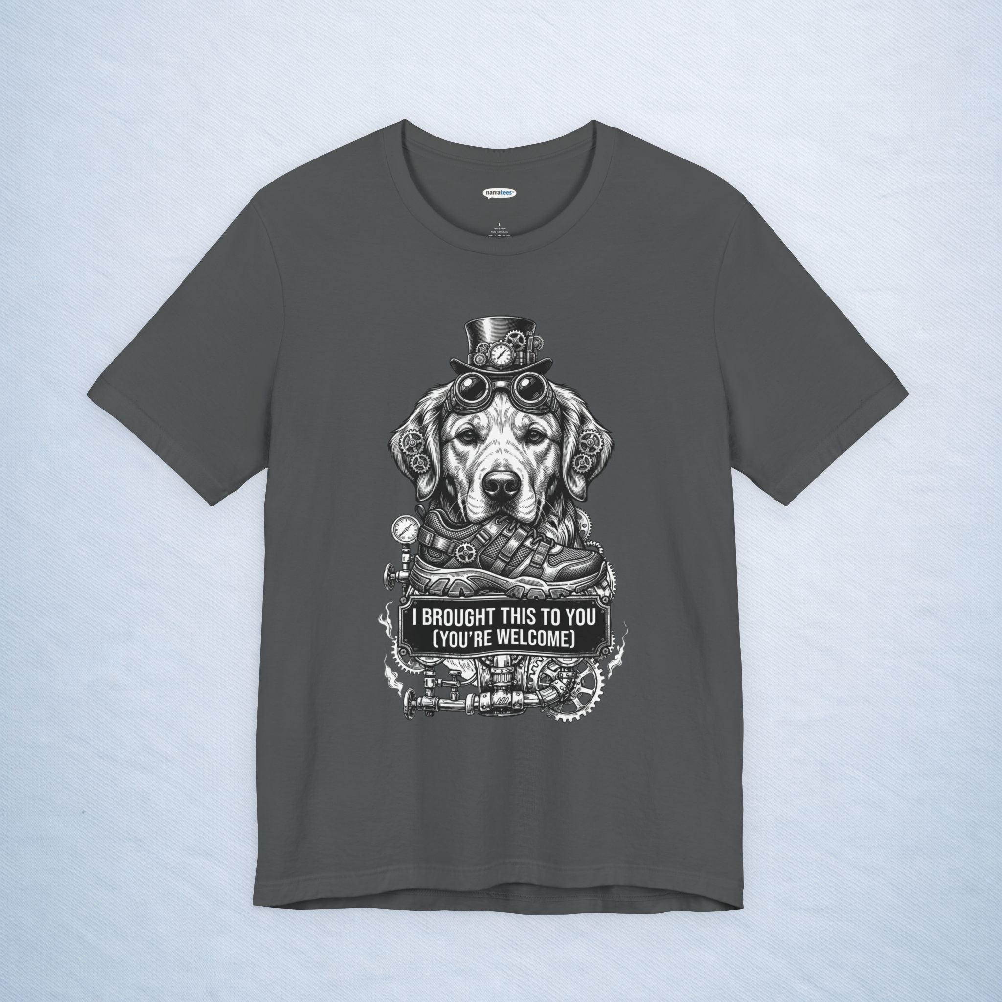 golden retriever: i brought this to you