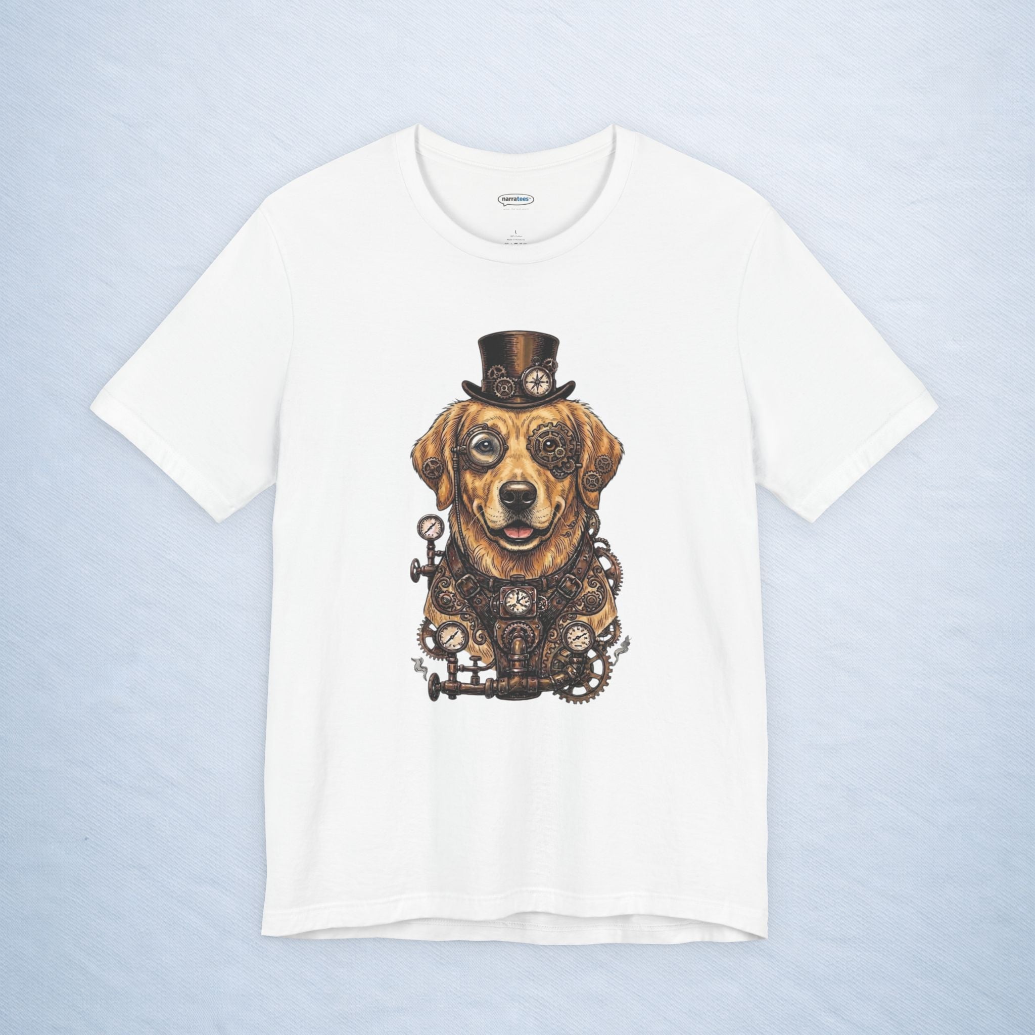 golden retriever: steampunk