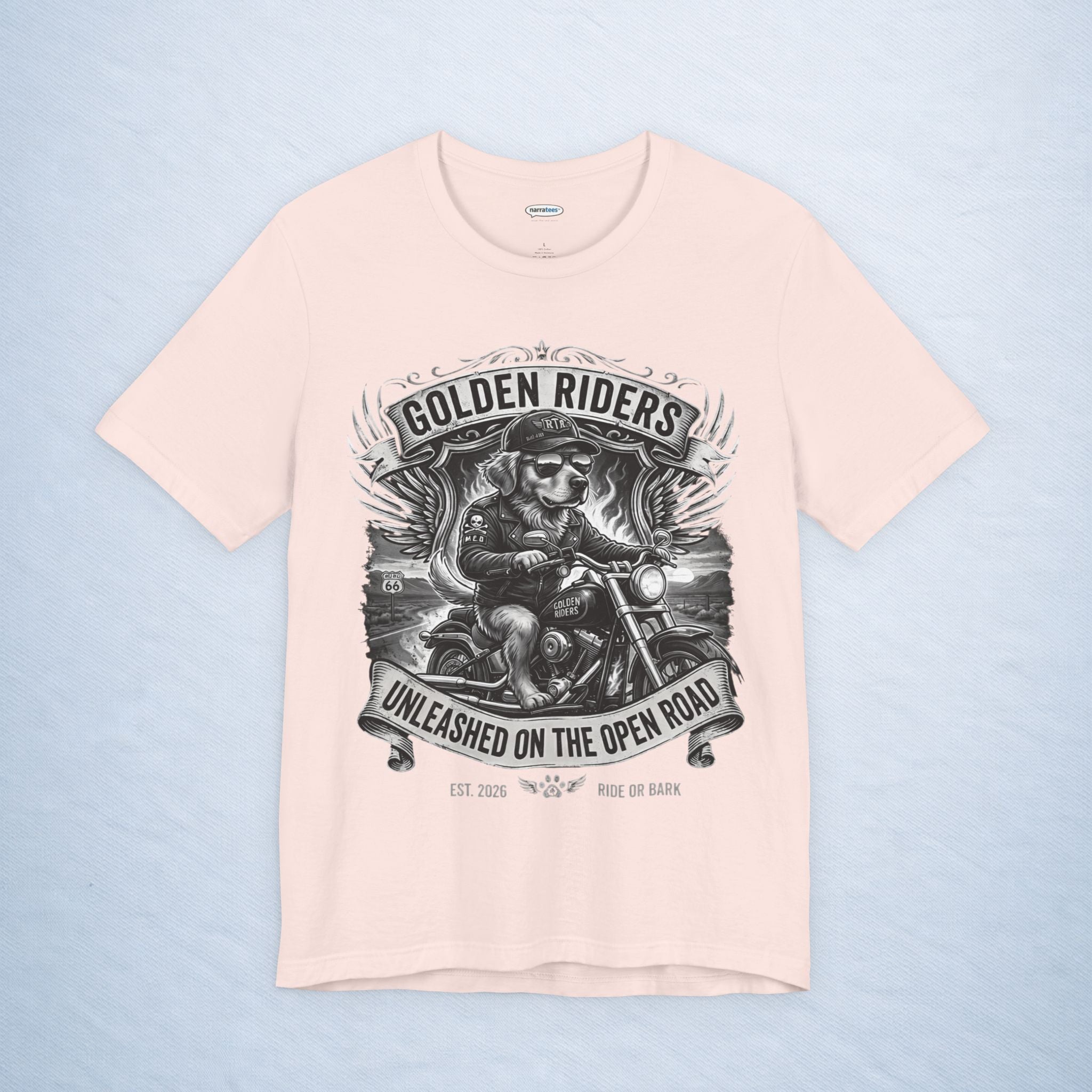 golden retriever: golden riders - mono
