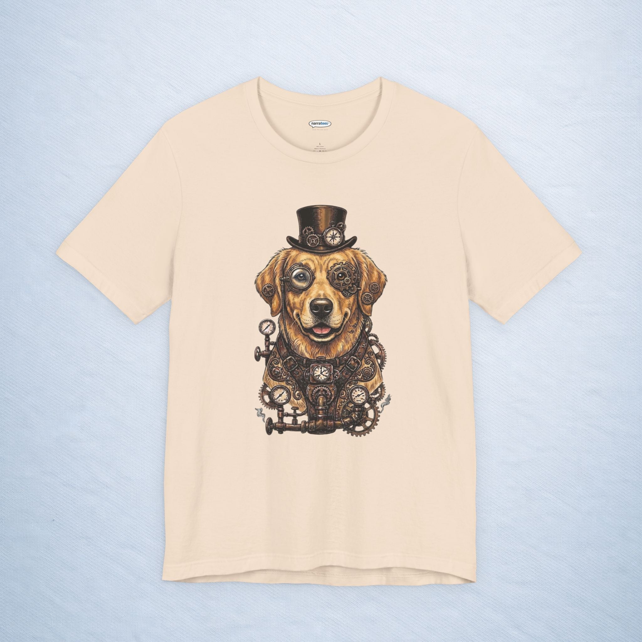 golden retriever: steampunk