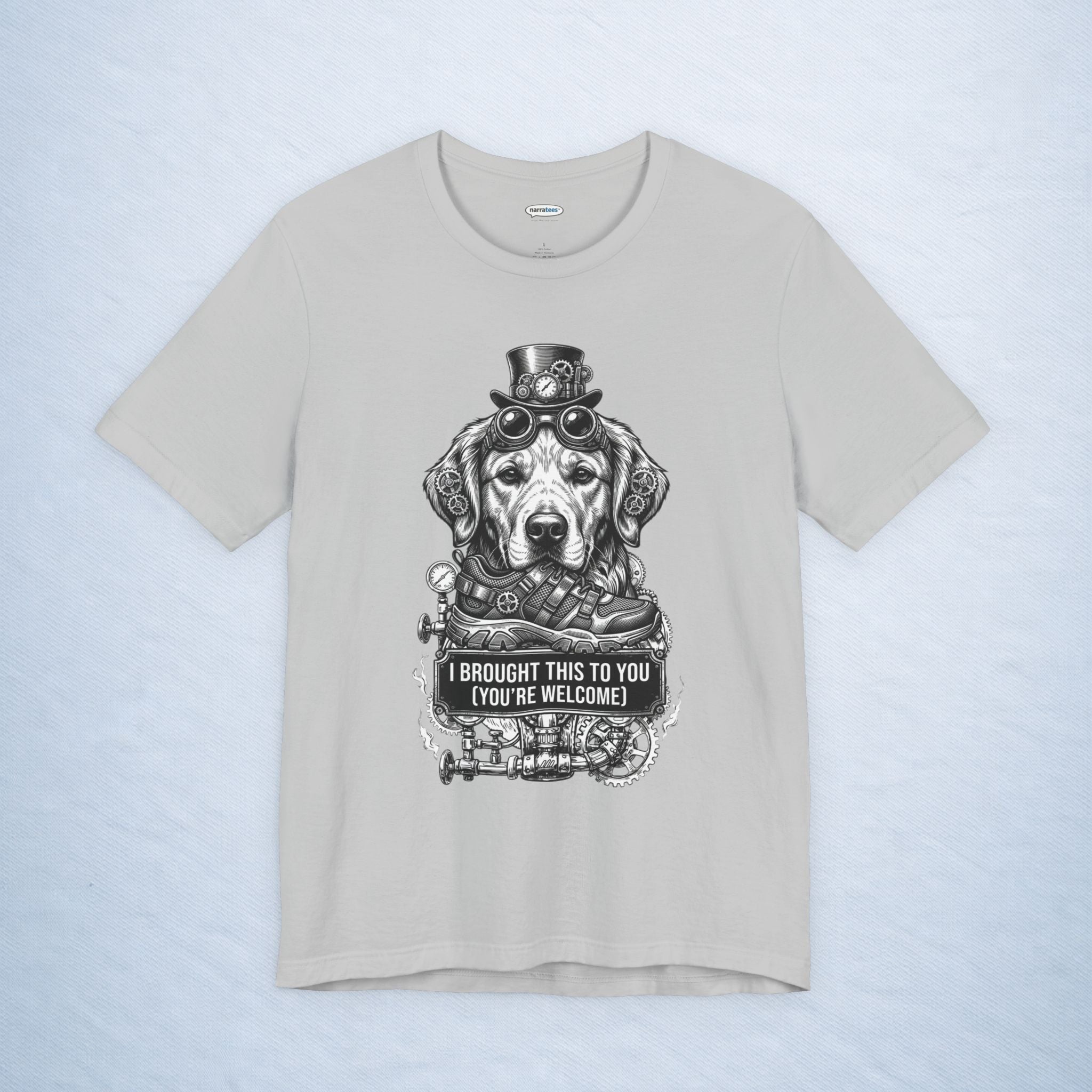 golden retriever: i brought this to you