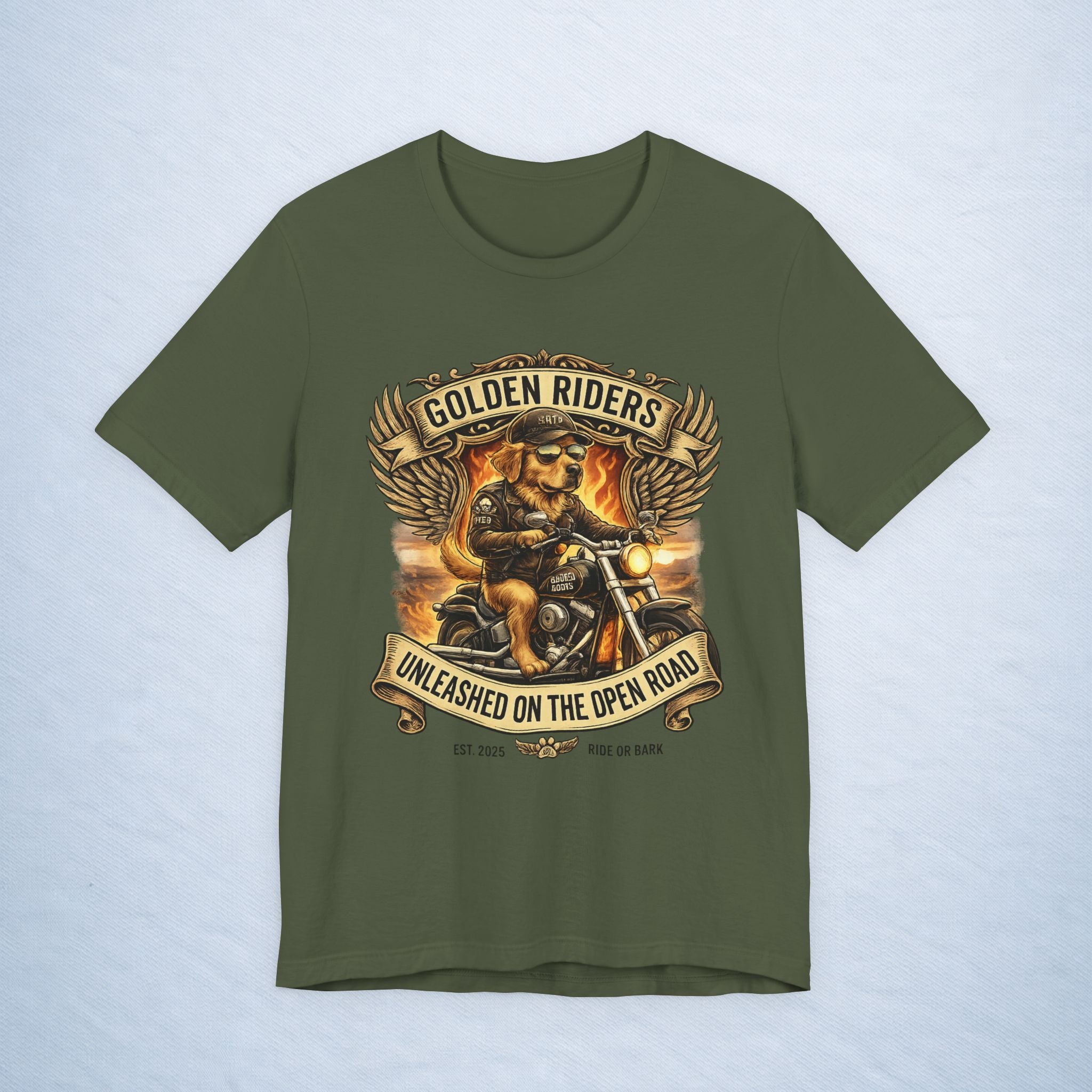 golden retriever: golden riders