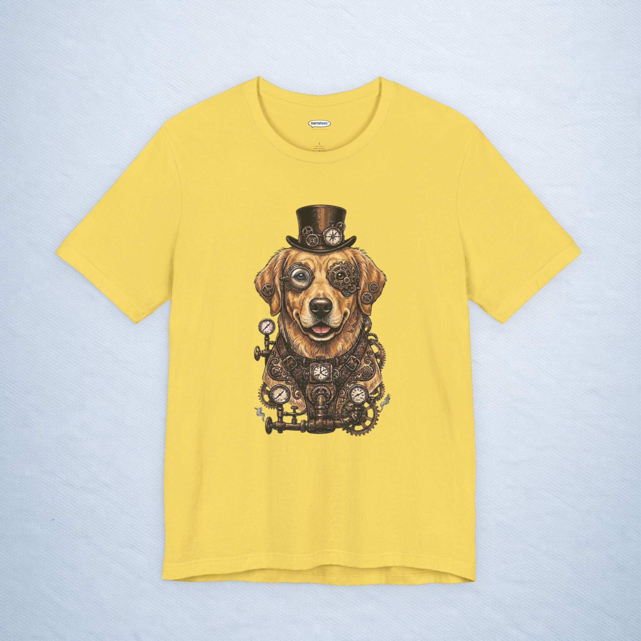 golden retriever: steampunk