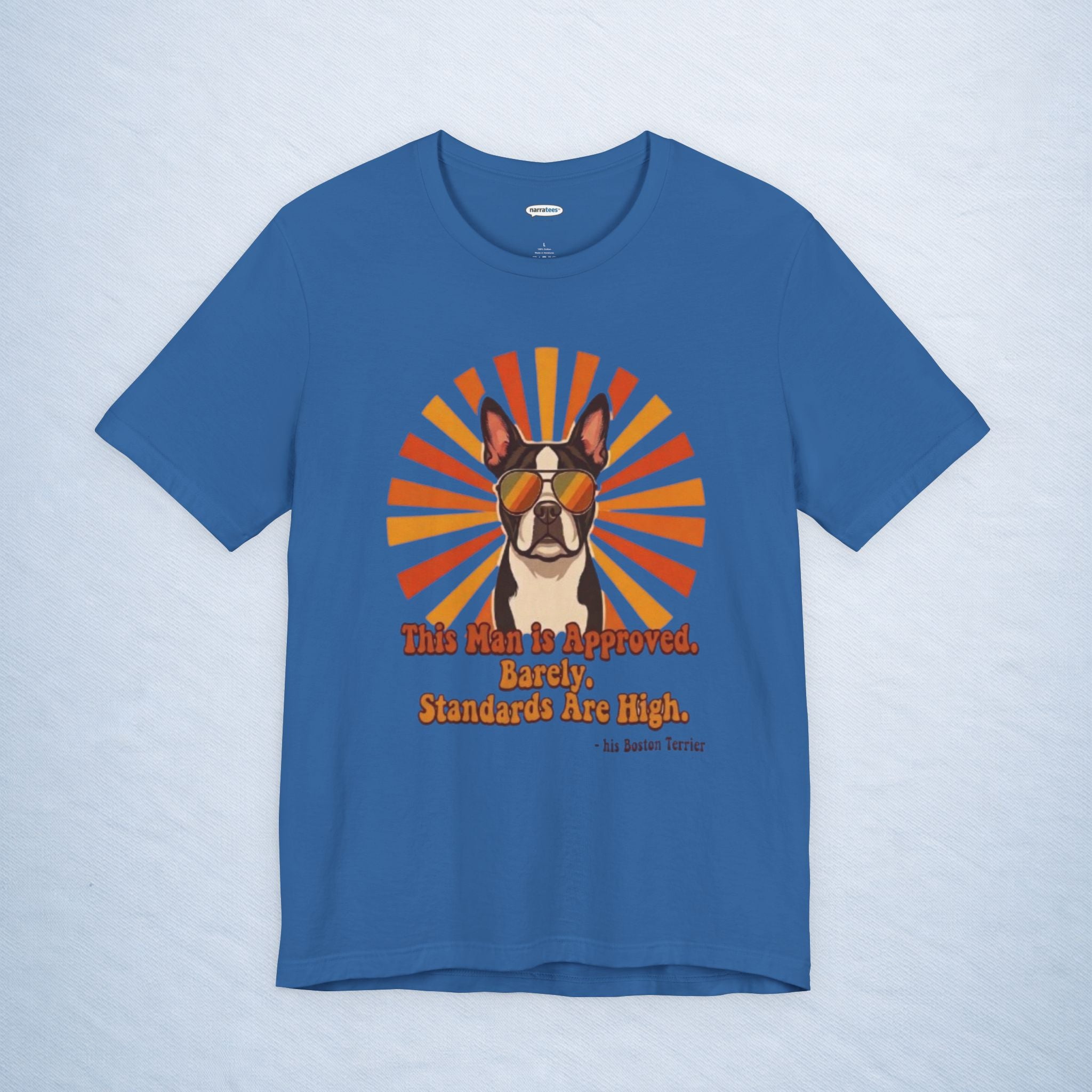 boston terrier: this man is approved