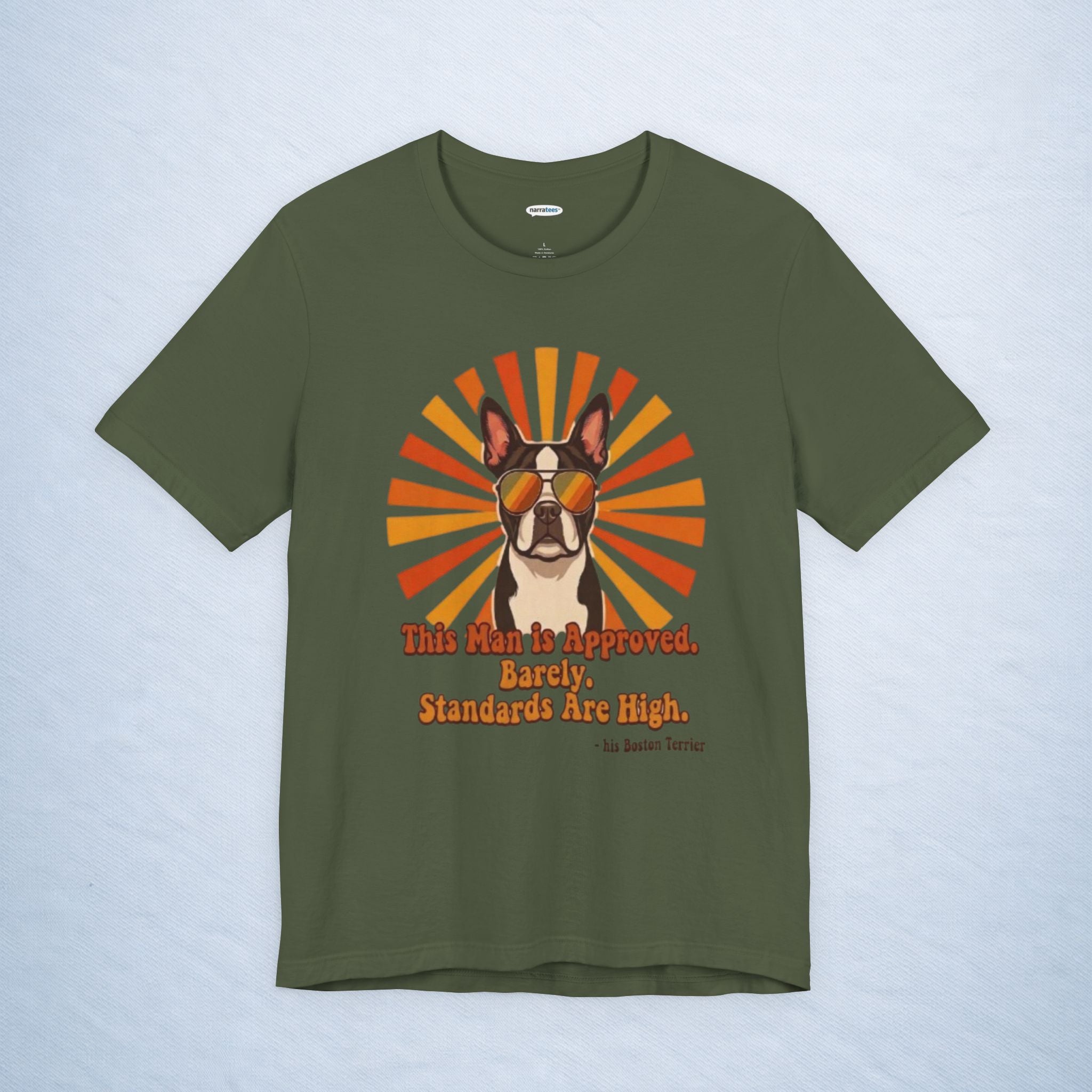 boston terrier: this man is approved