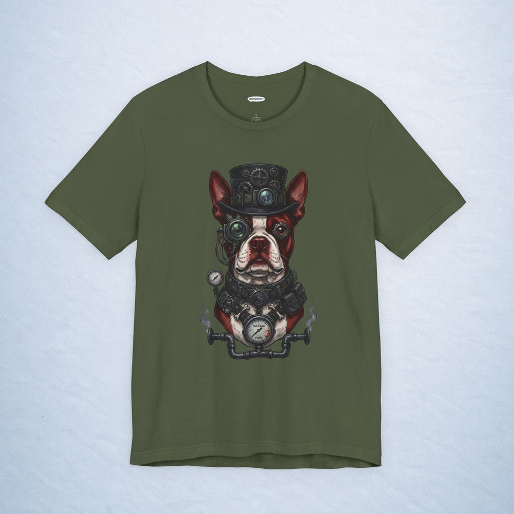 boston terrier: steampunk