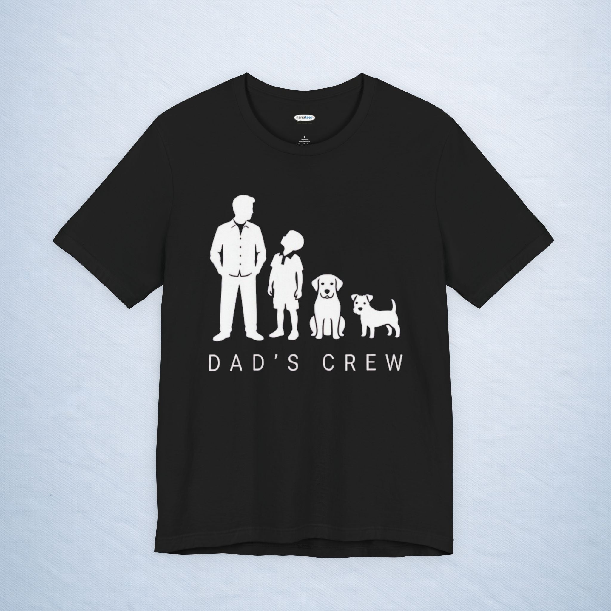 dad's crew: son + 2 dogs