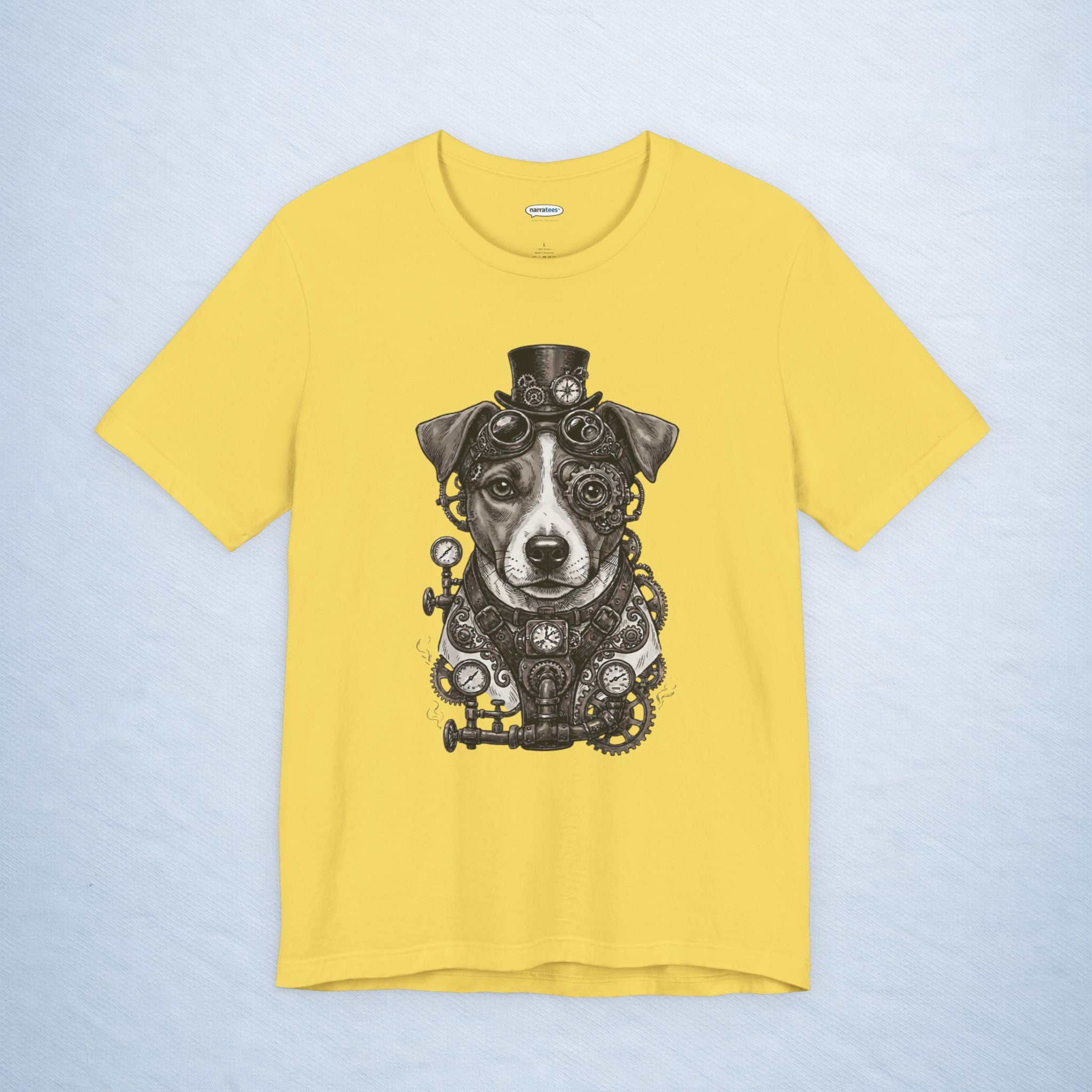 jack russell: steampunk - mono