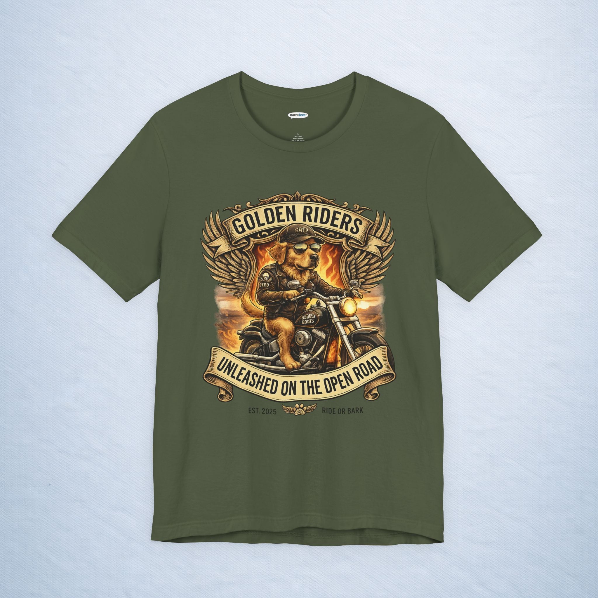 golden retriever: golden riders