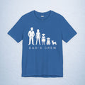 dad's crew: mom/teen + daughter + 2 dogs