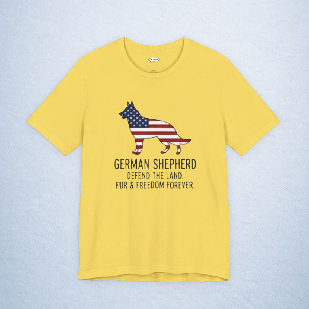 german shepard: fur and freedom forever