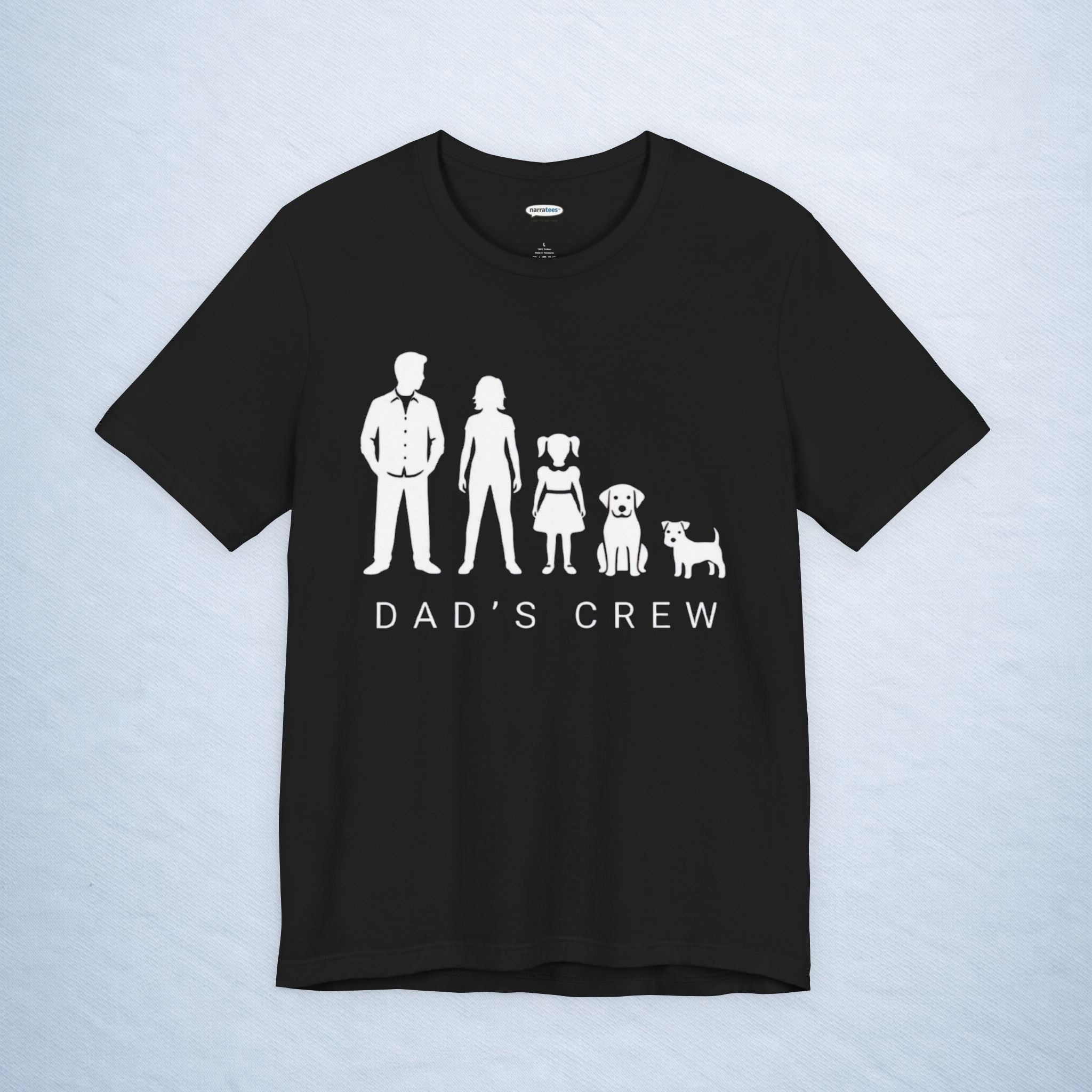 dad's crew: mom/teen + daughter + 2 dogs