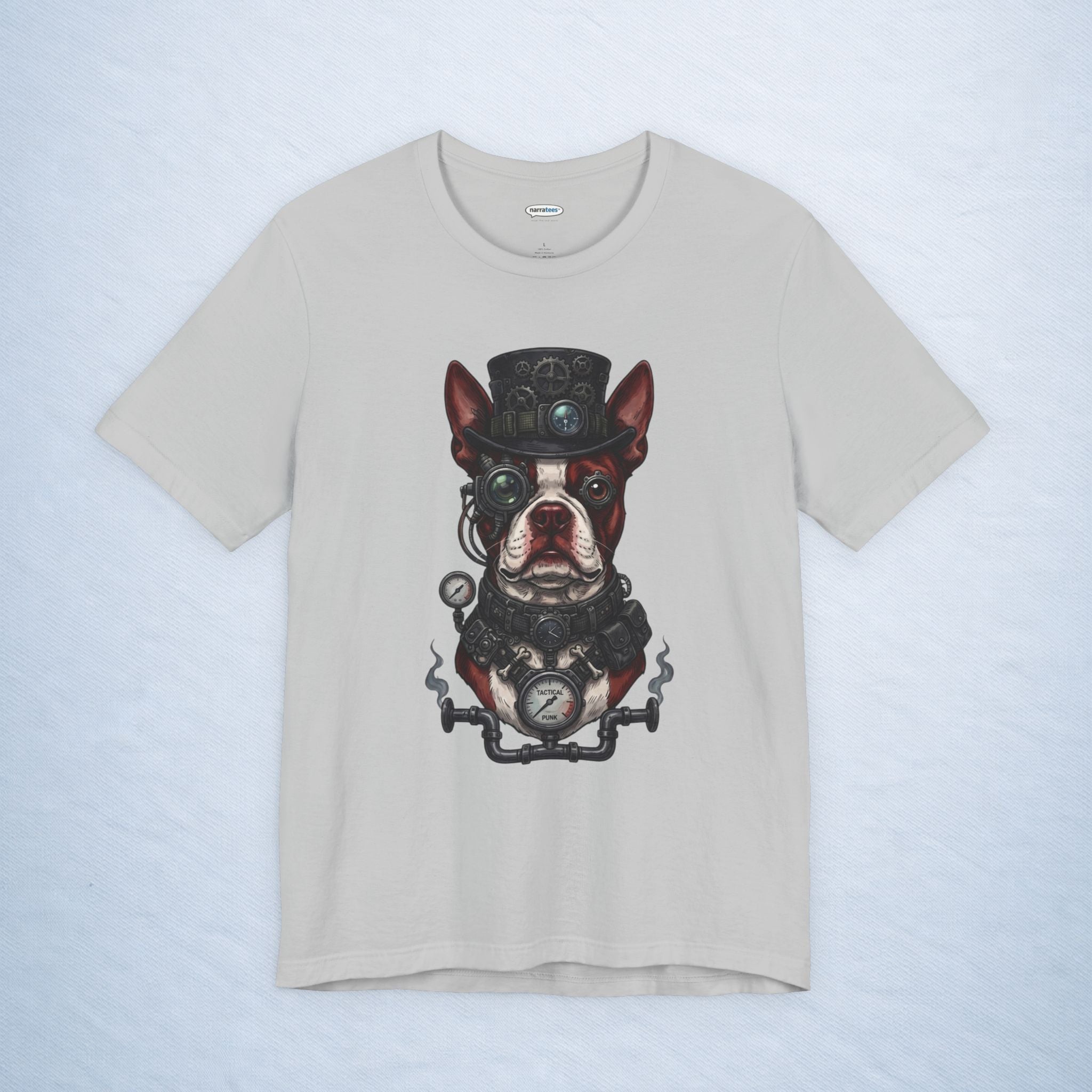 boston terrier: steampunk