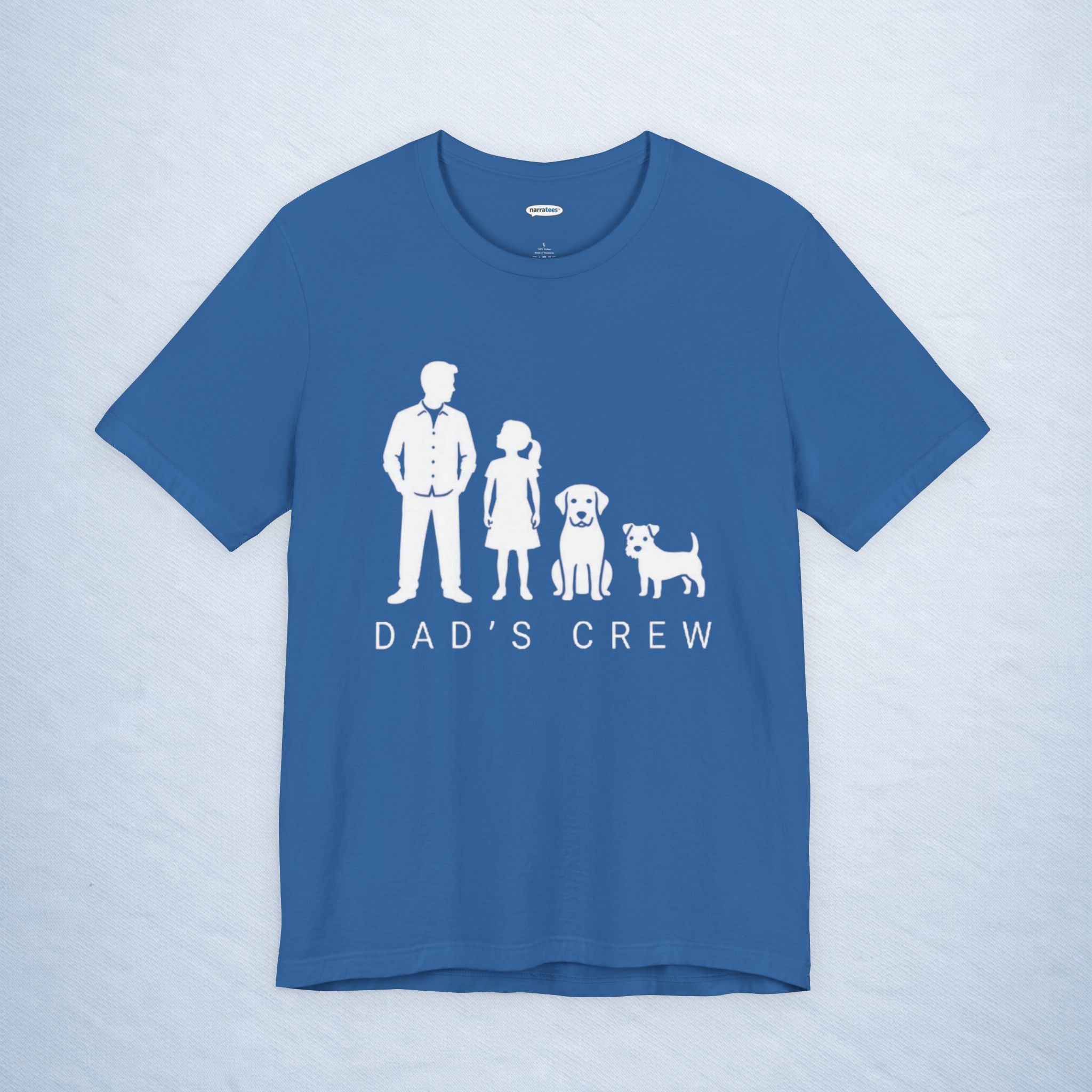dad's crew: daughter + 2 dogs