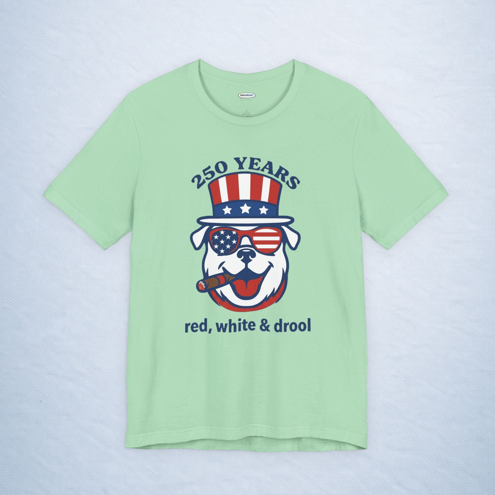 250 years red, white & drool