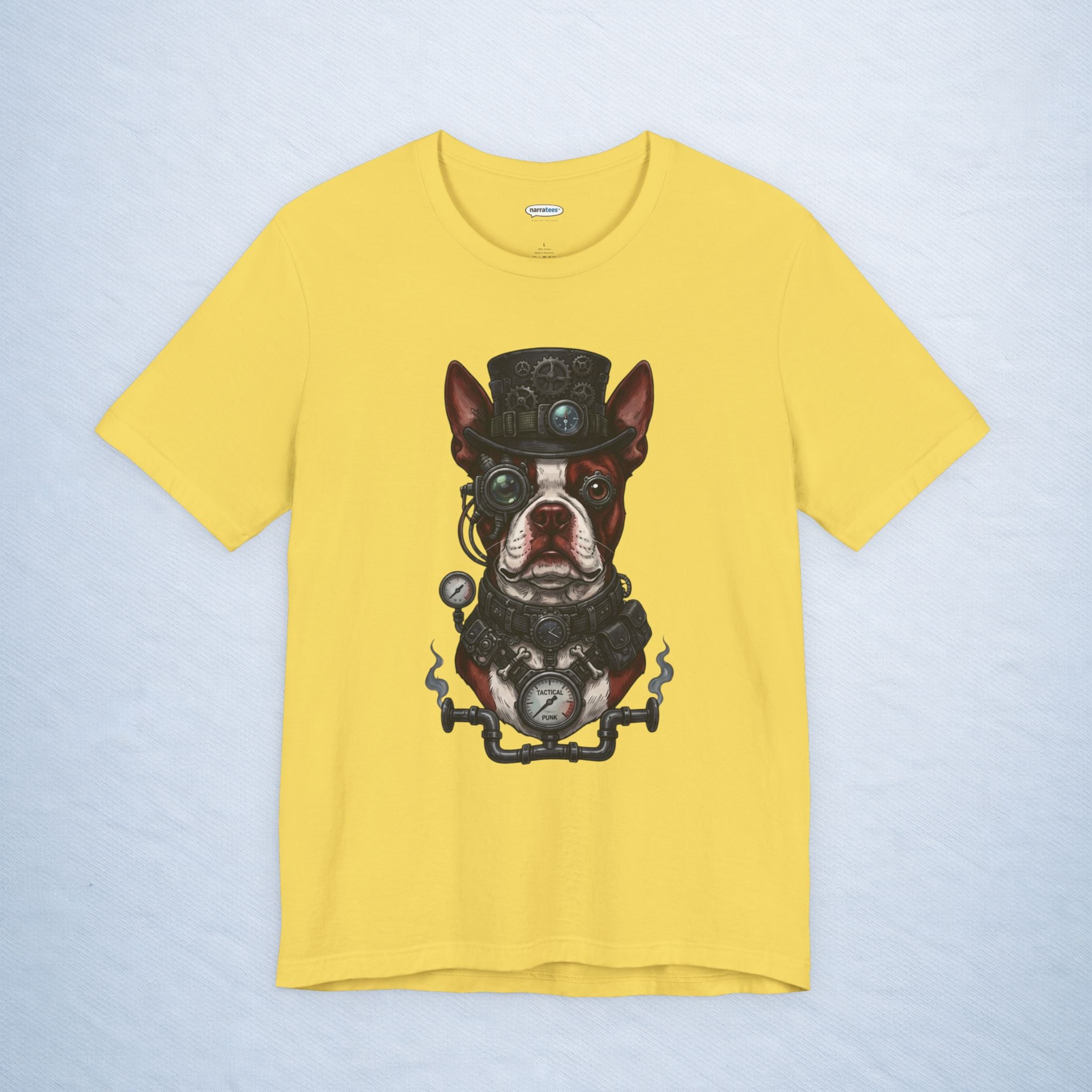 boston terrier: steampunk