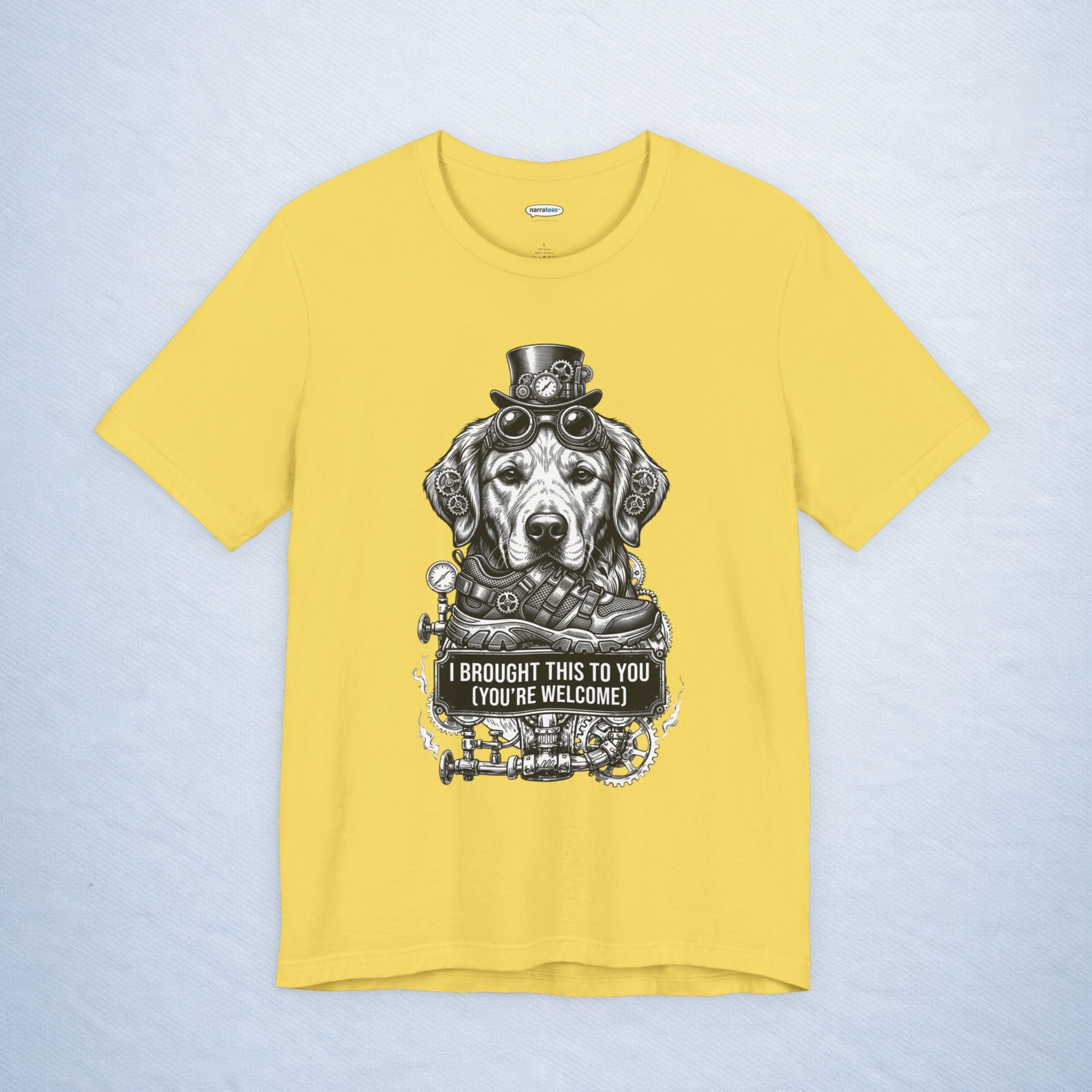 golden retriever: i brought this to you