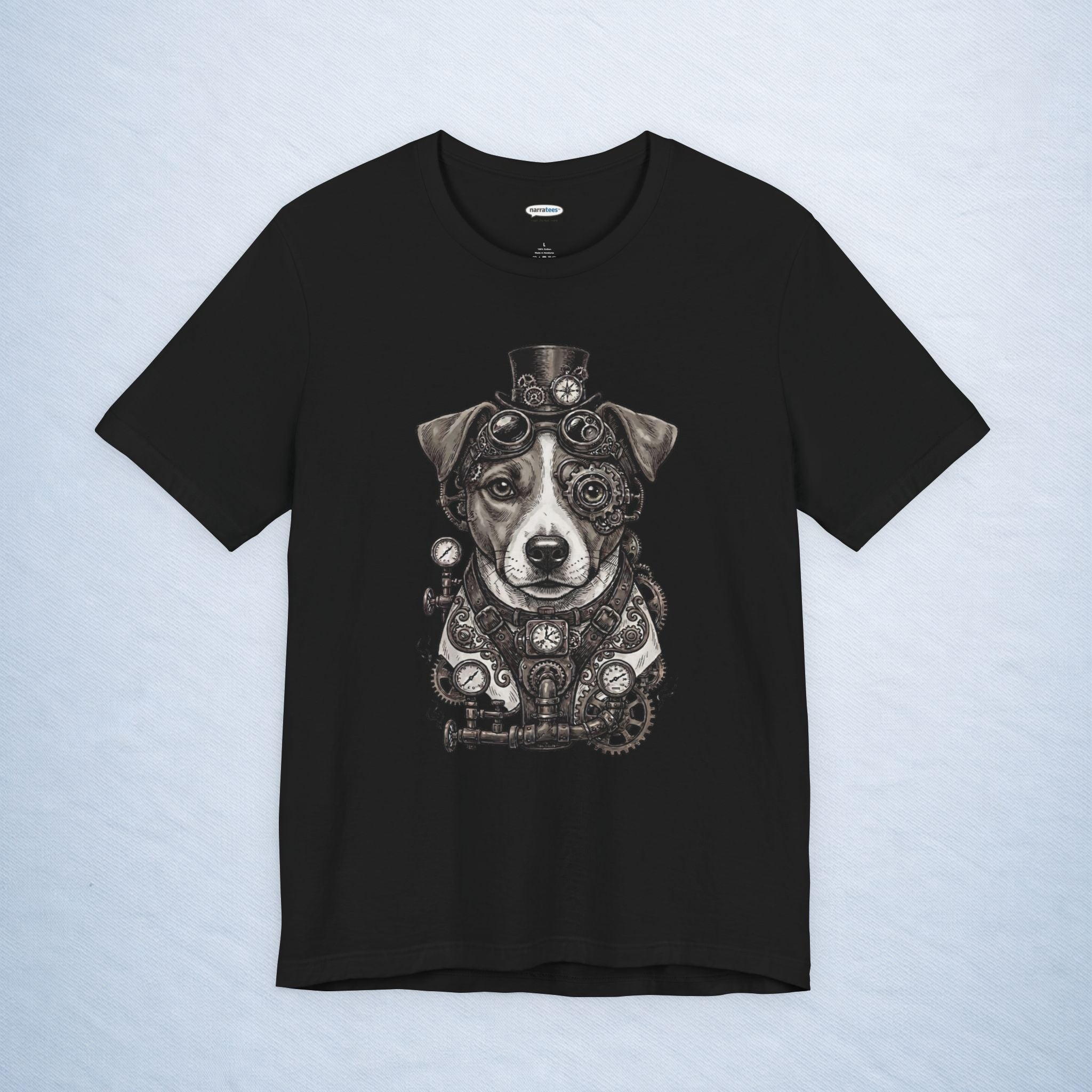 jack russell: steampunk - mono