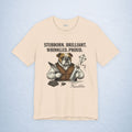 franklin: stubborn. brilliant. wrinkled. proud.
