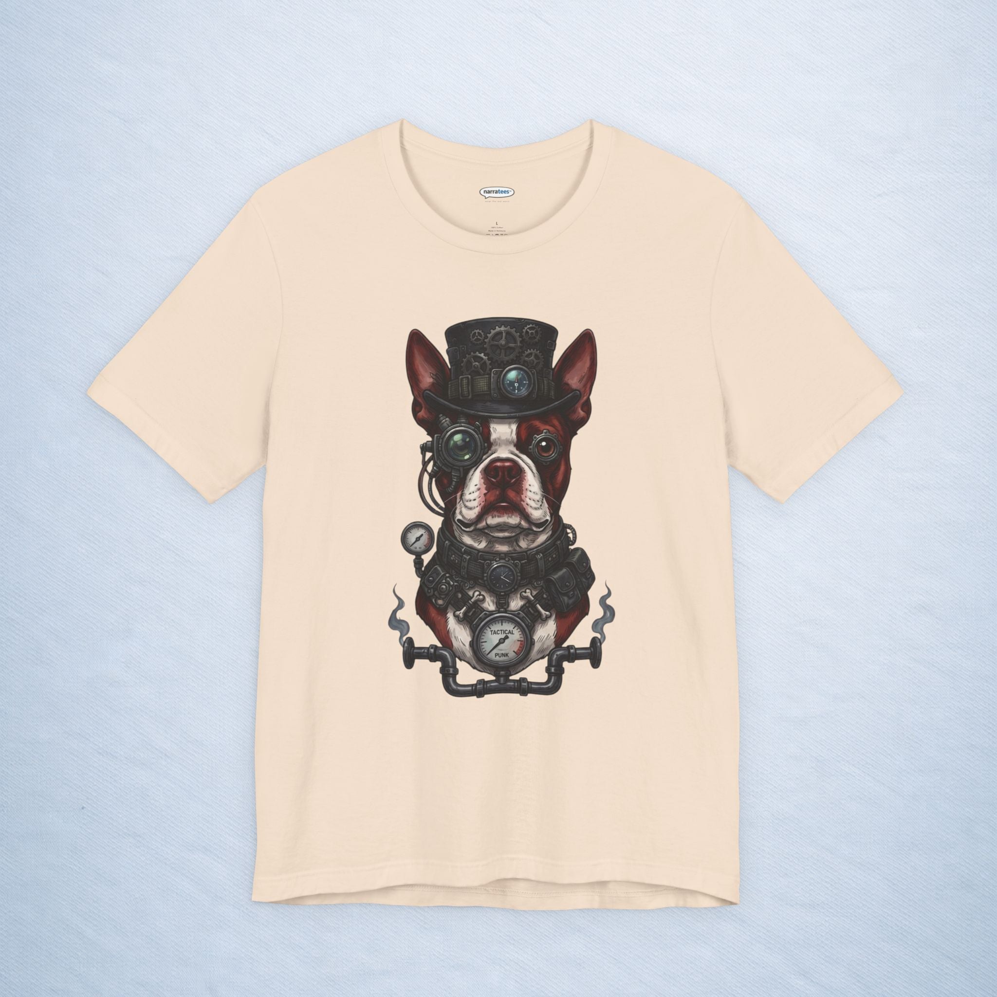 boston terrier: steampunk
