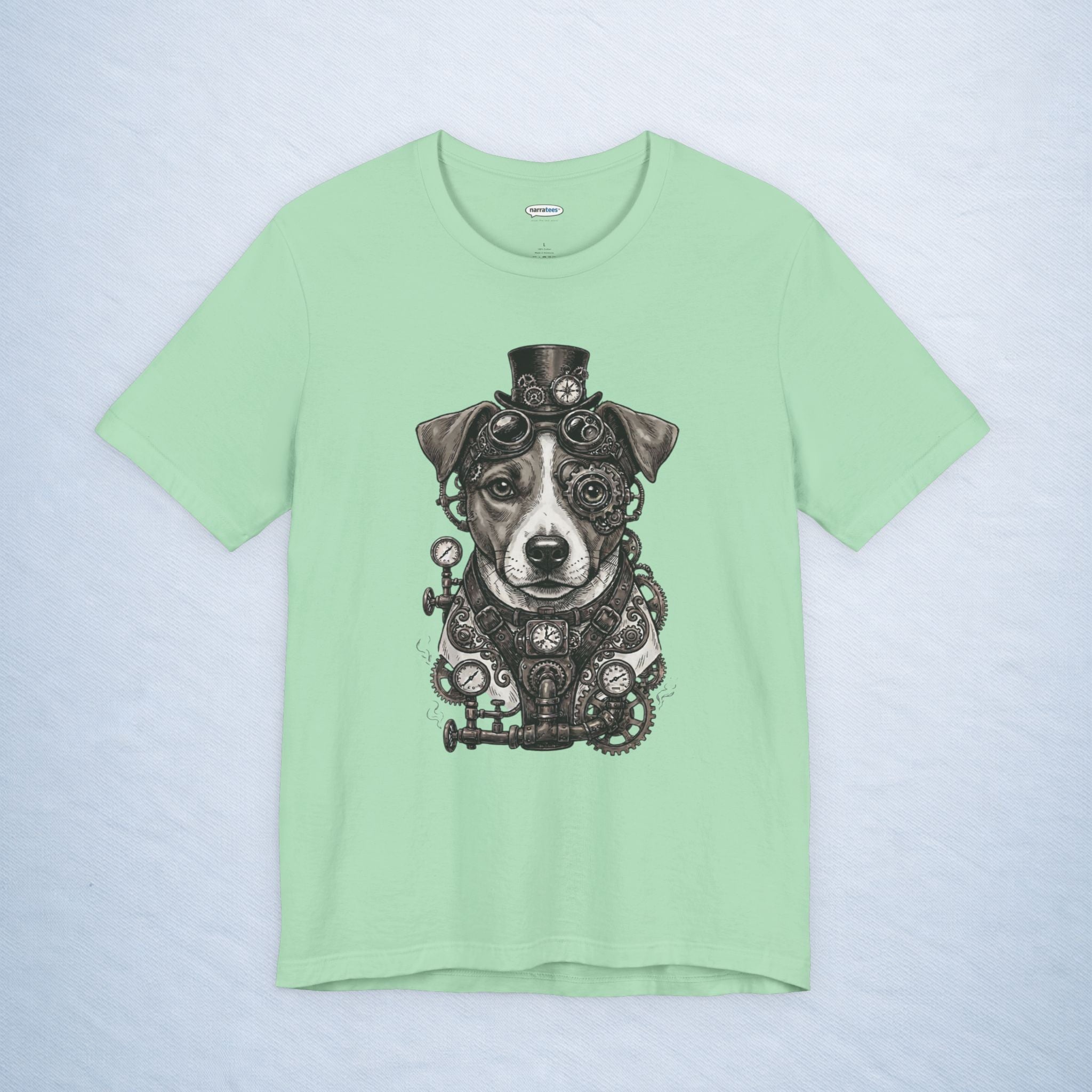 jack russell: steampunk - mono