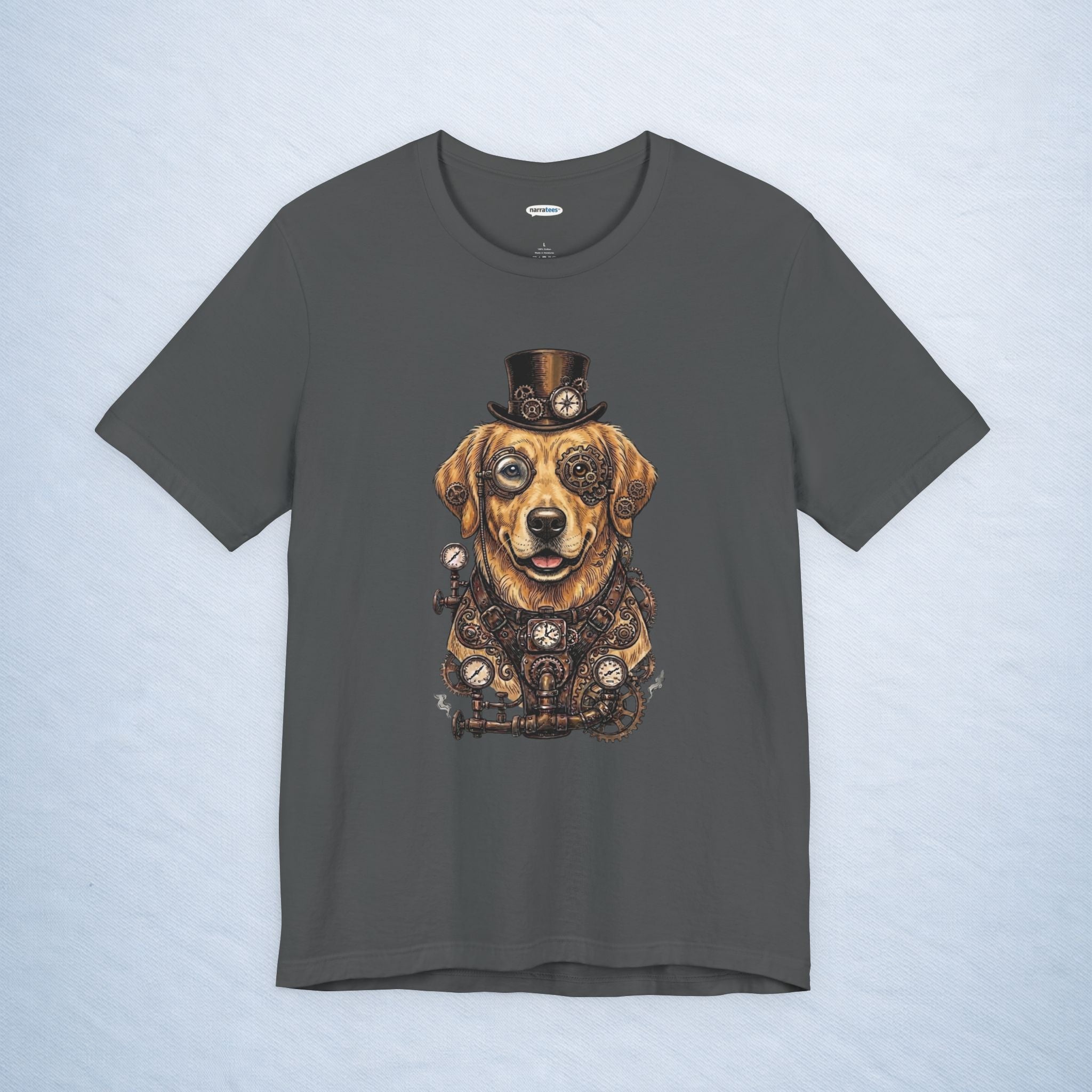 golden retriever: steampunk