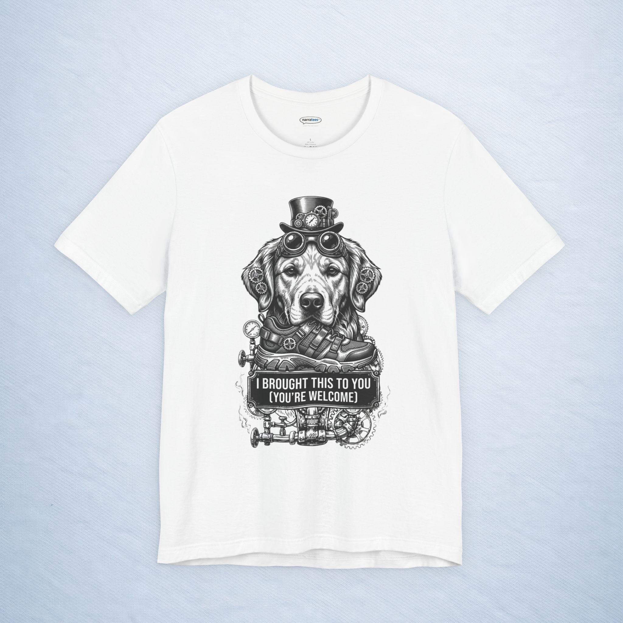 golden retriever: i brought this to you