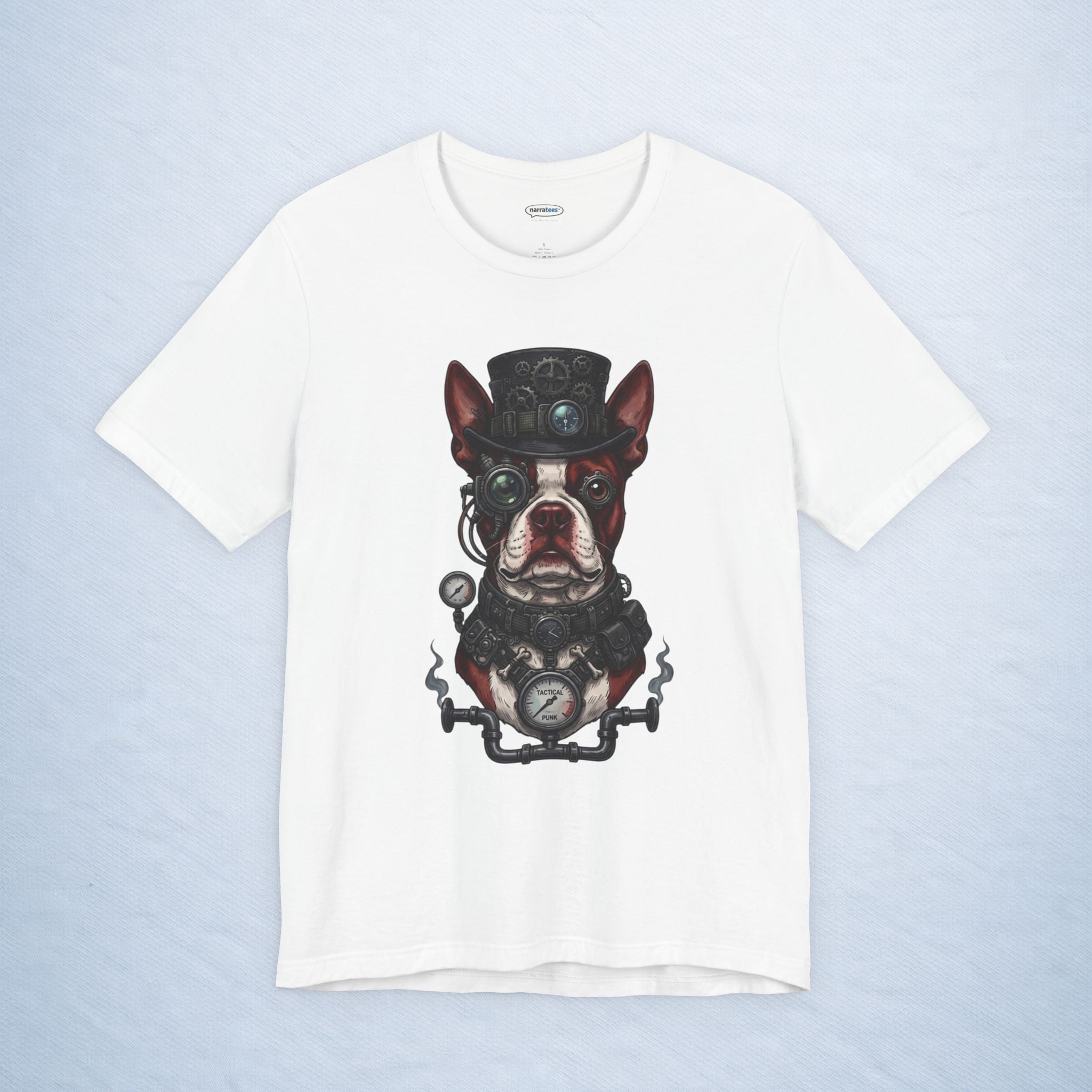 boston terrier: steampunk
