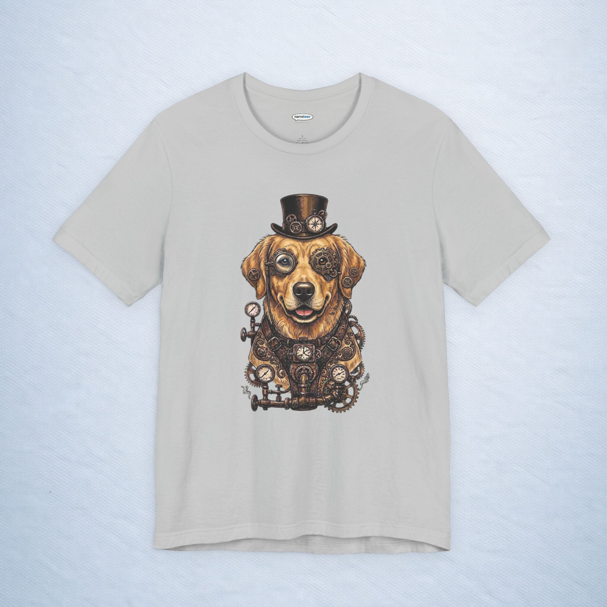 golden retriever: steampunk