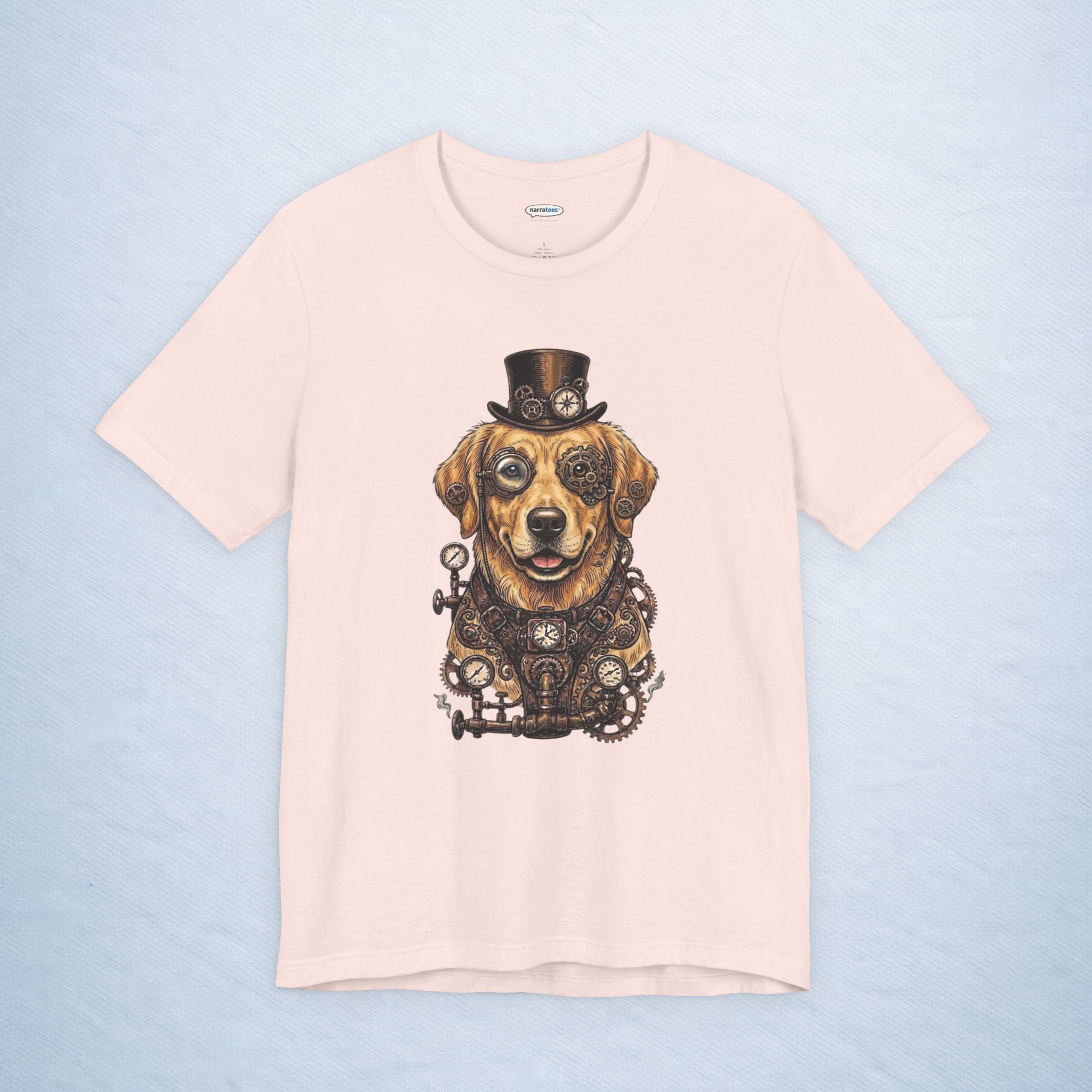golden retriever: steampunk